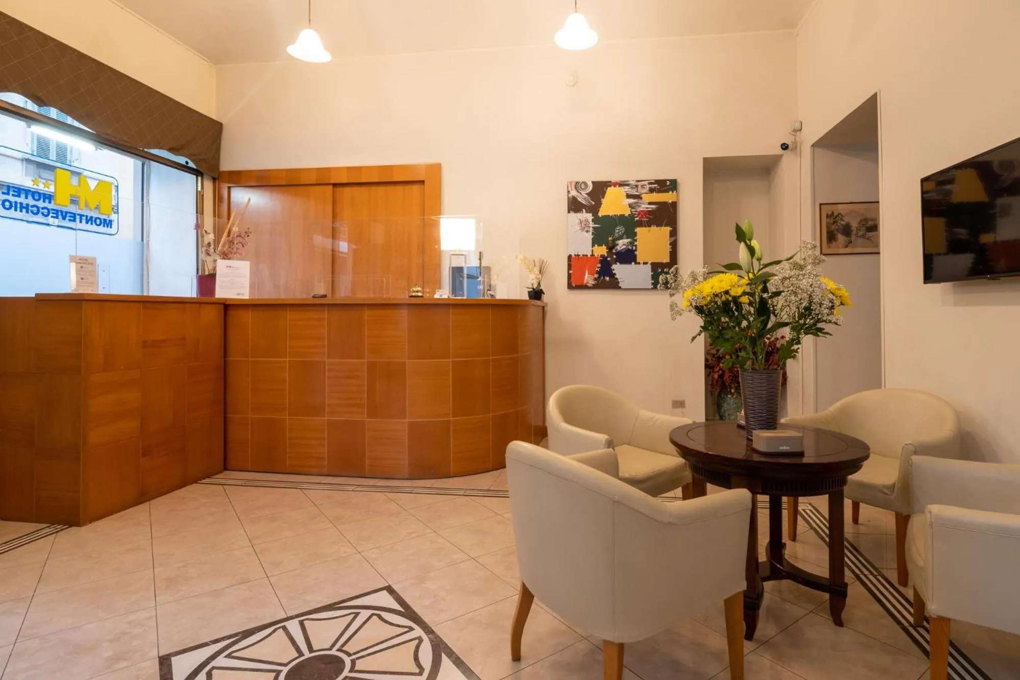 Lobby or reception in Hotel Montevecchio