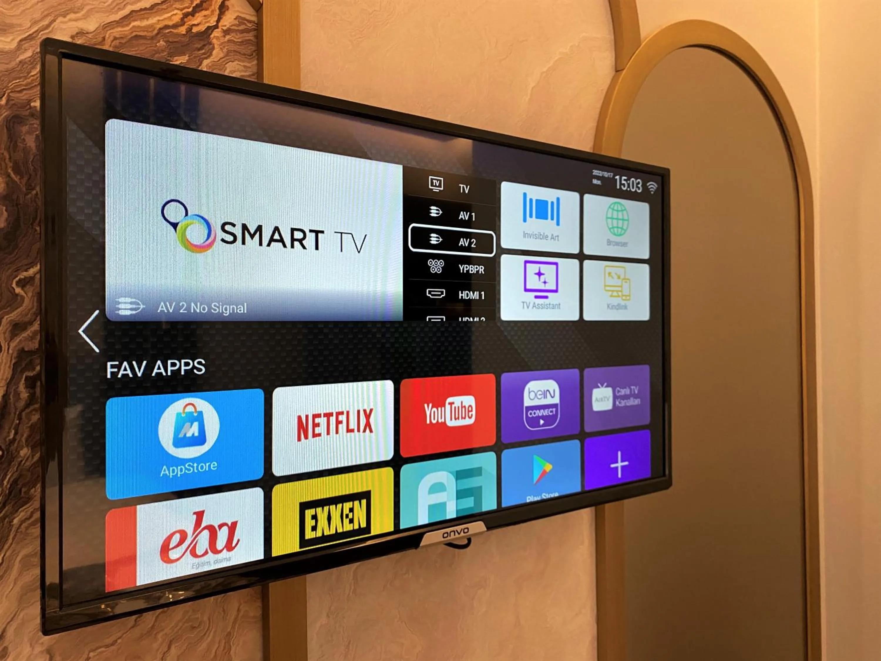 TV and multimedia in World Class Hotel - Istanbul Airport