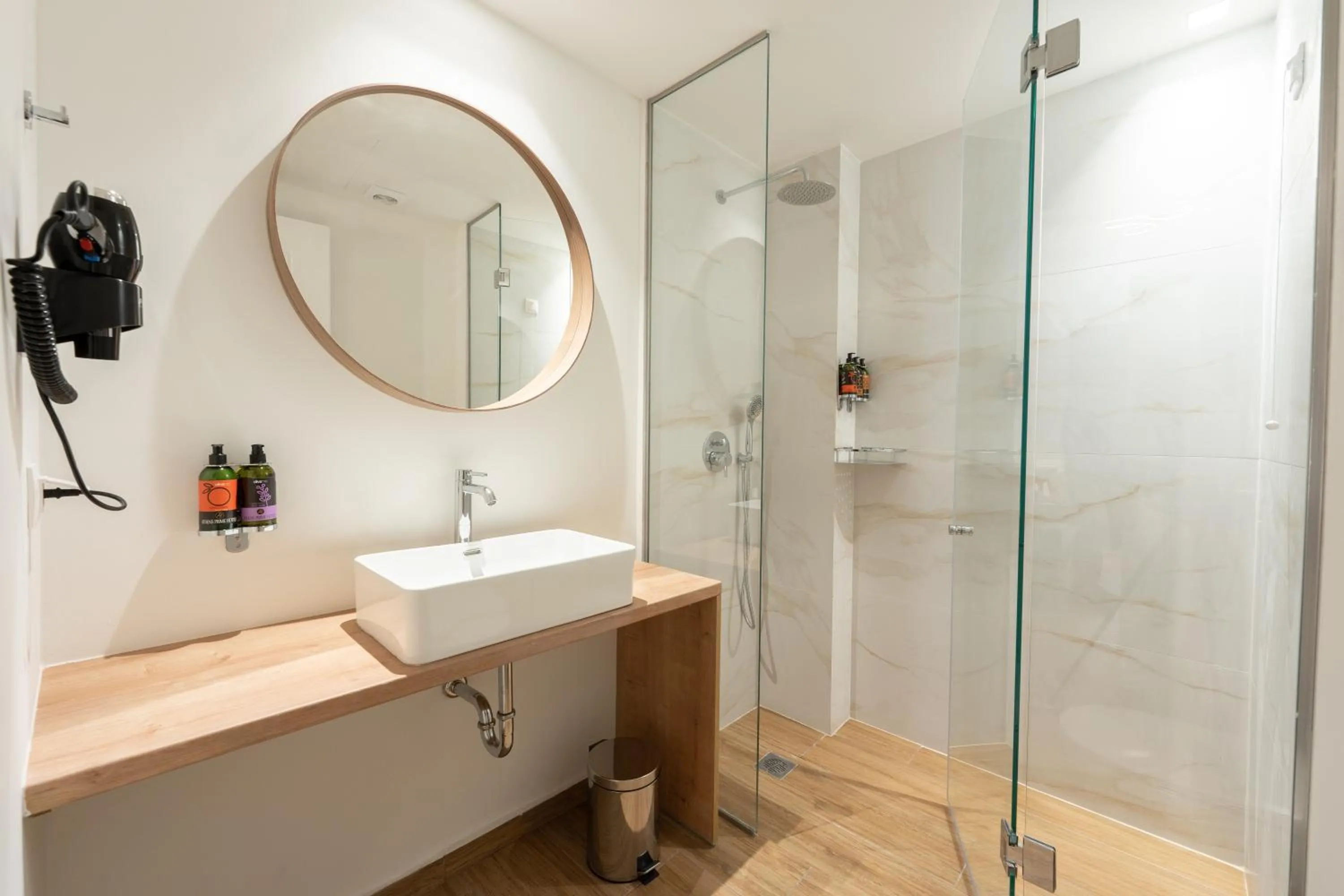 Bathroom in Pure Hotel by Athens Prime Hotels