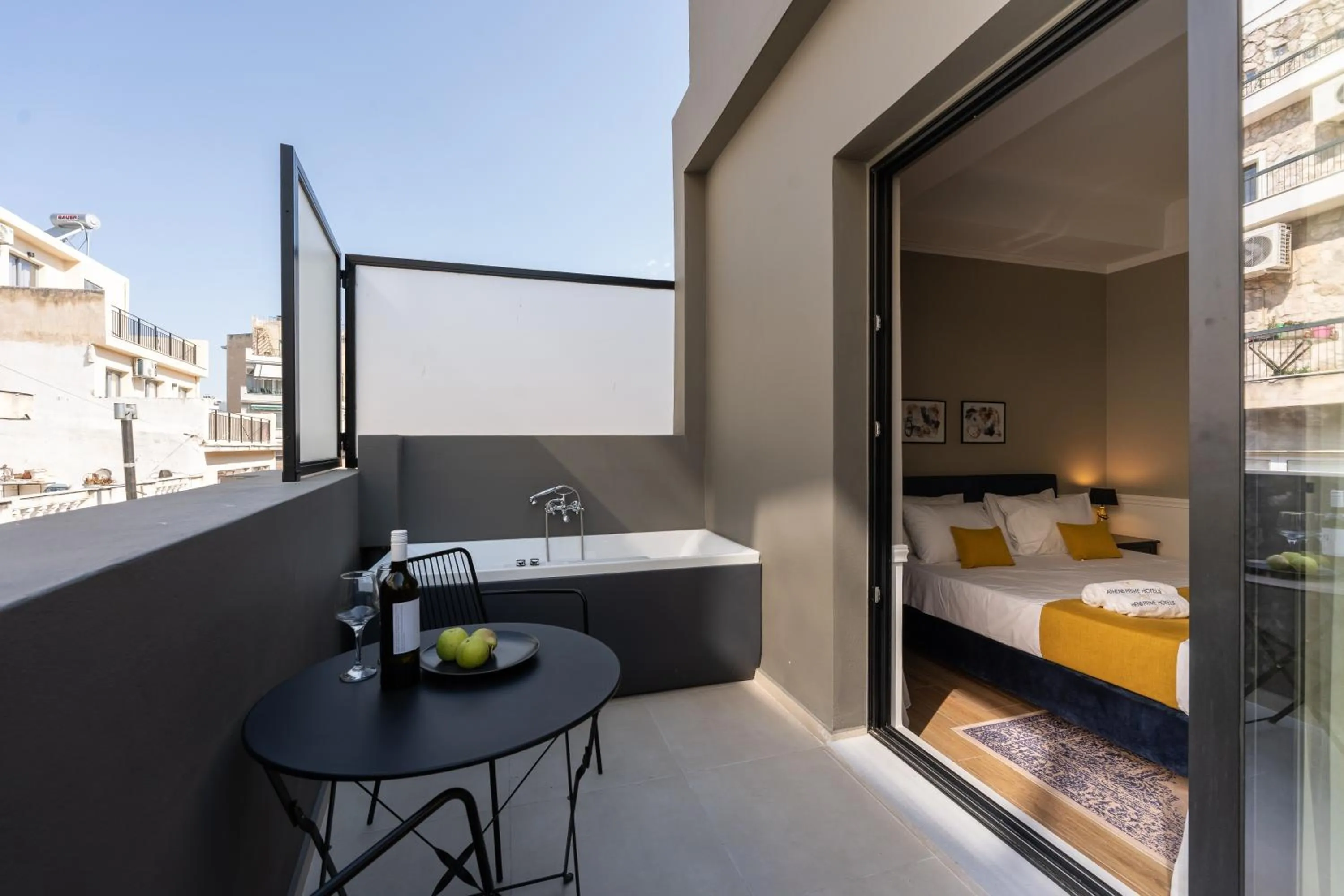 Hot Tub in Pure Hotel by Athens Prime Hotels