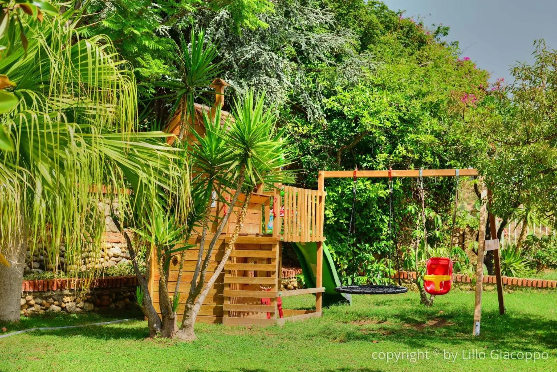 Children play ground in Villa Scilla e Cariddi