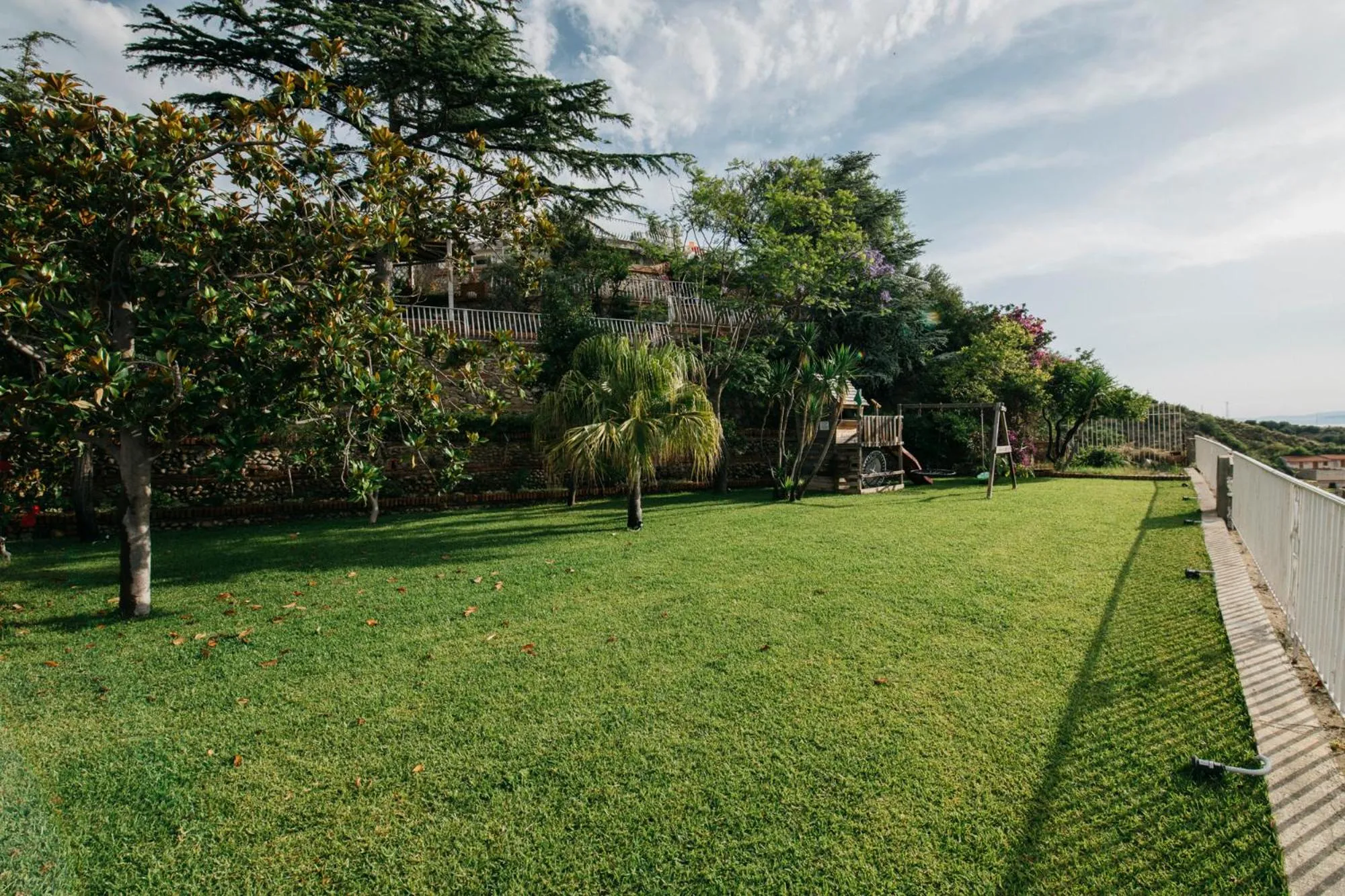 Garden view in Villa Scilla e Cariddi