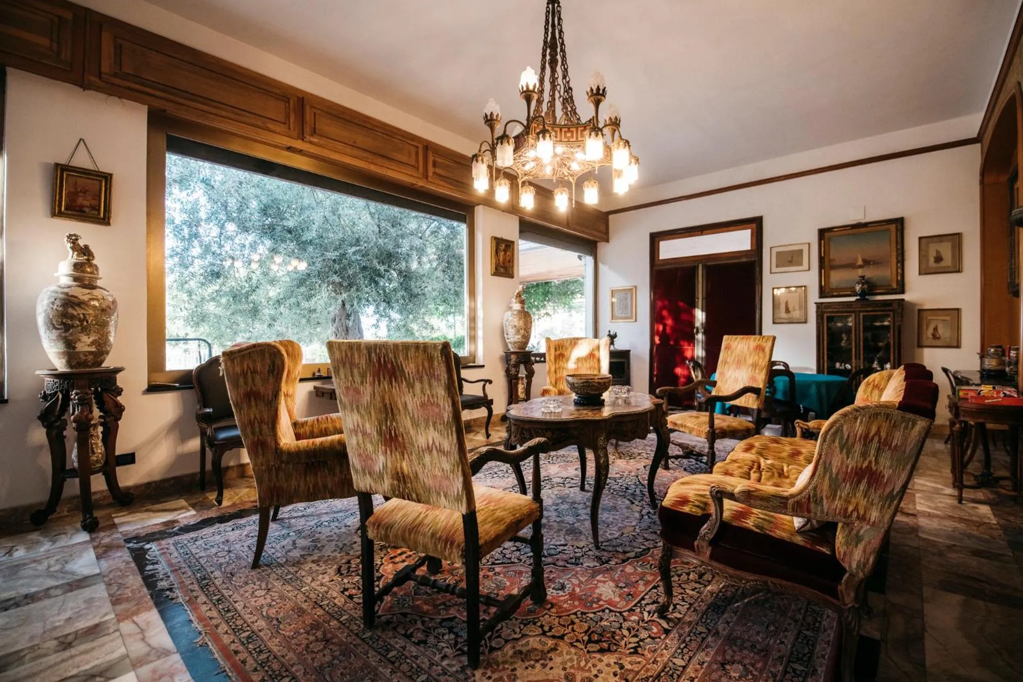 Living room in Villa Scilla e Cariddi