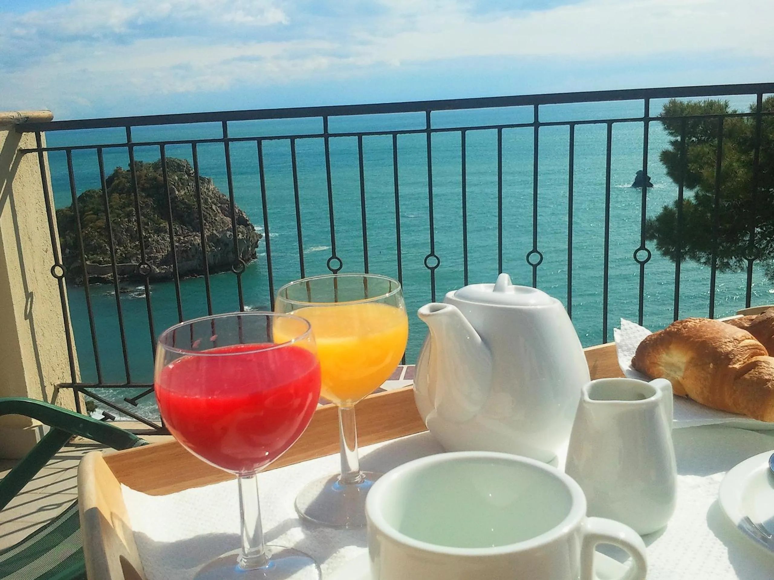 Balcony/Terrace in Jonic Hotel Mazzarò
