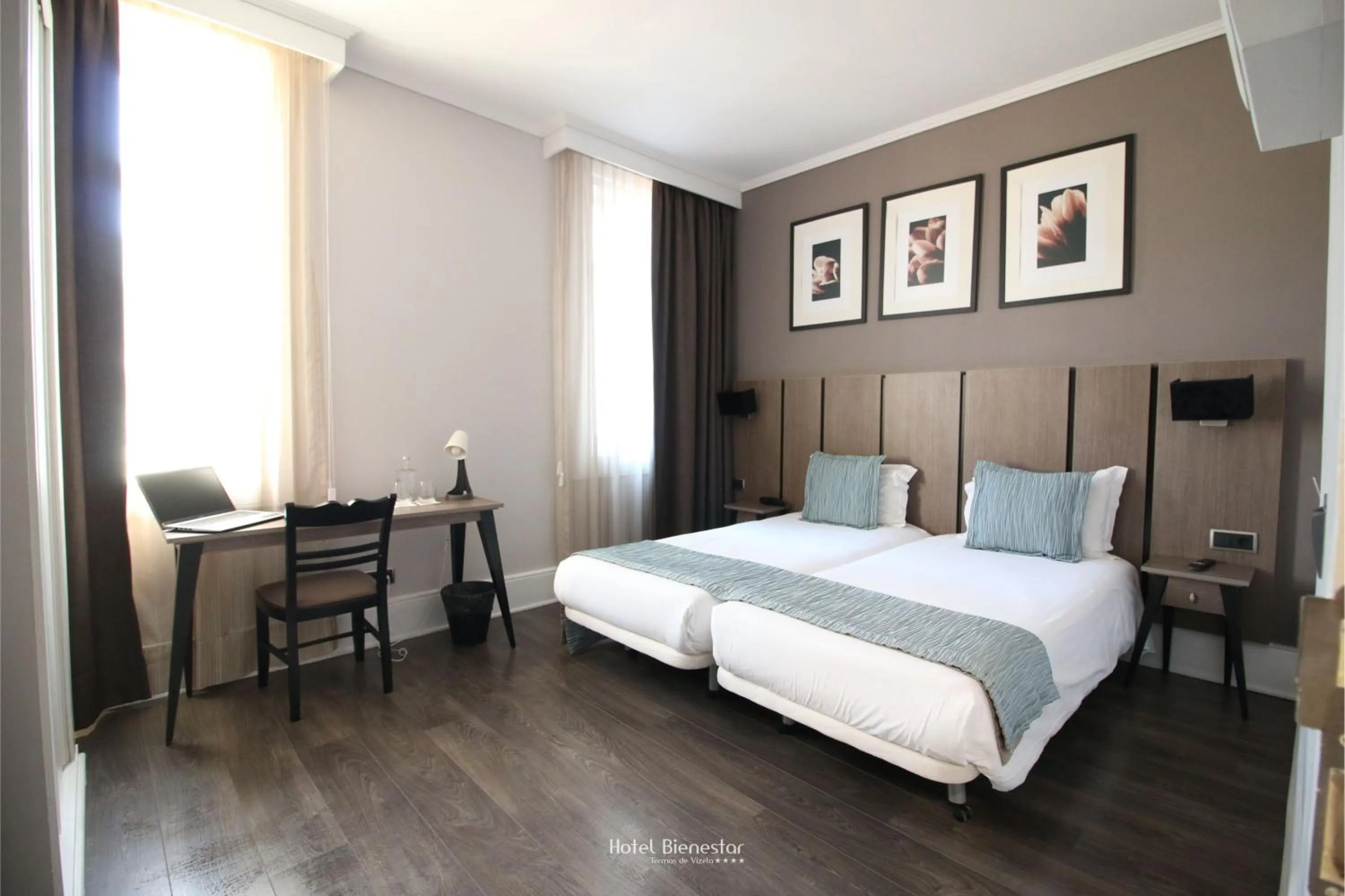 Bed in Hotel Bienestar Termas De Vizela