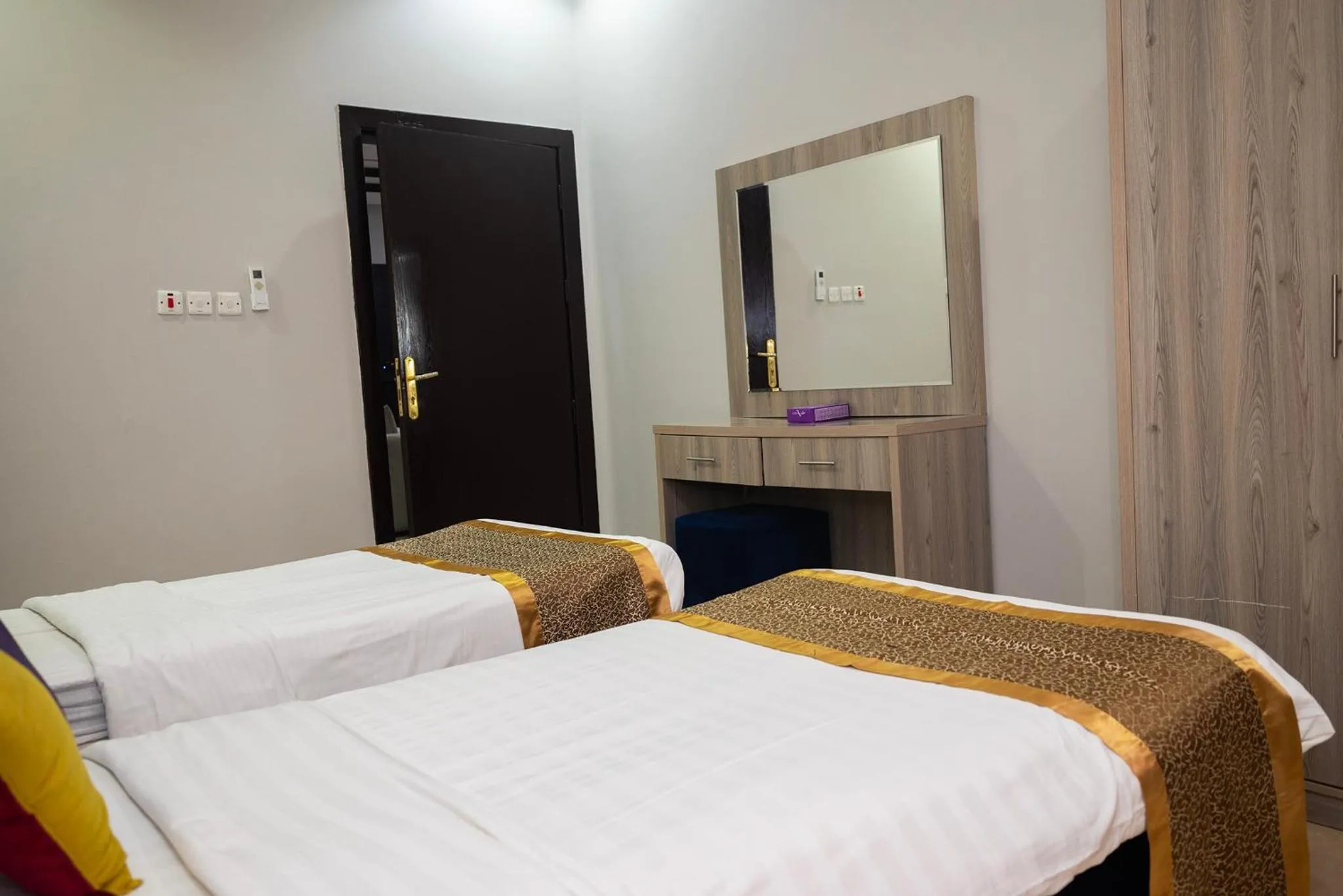 Bed in شقق أهلين للشقق المخدومة