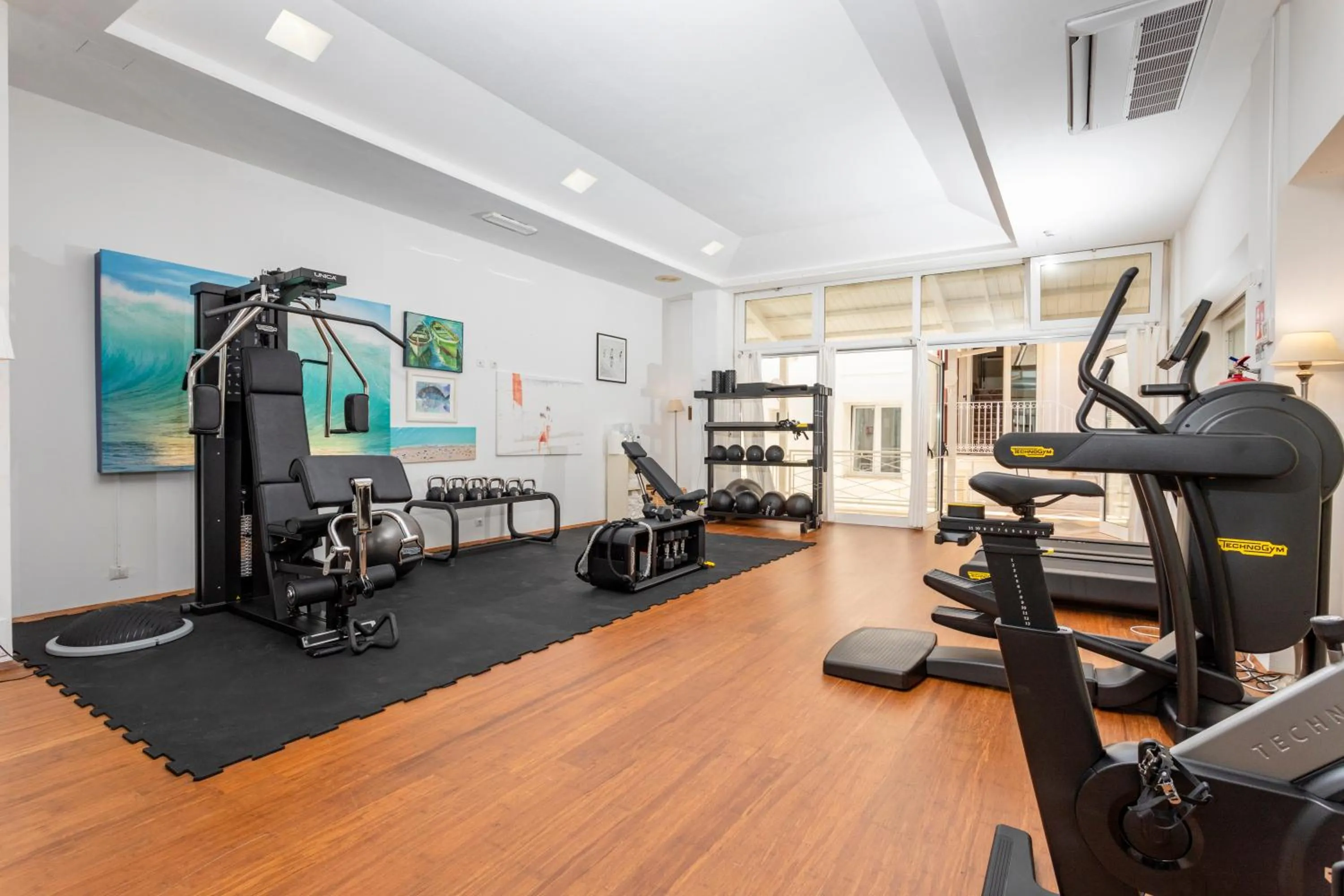 Fitness centre/facilities in Hotel Kalura
