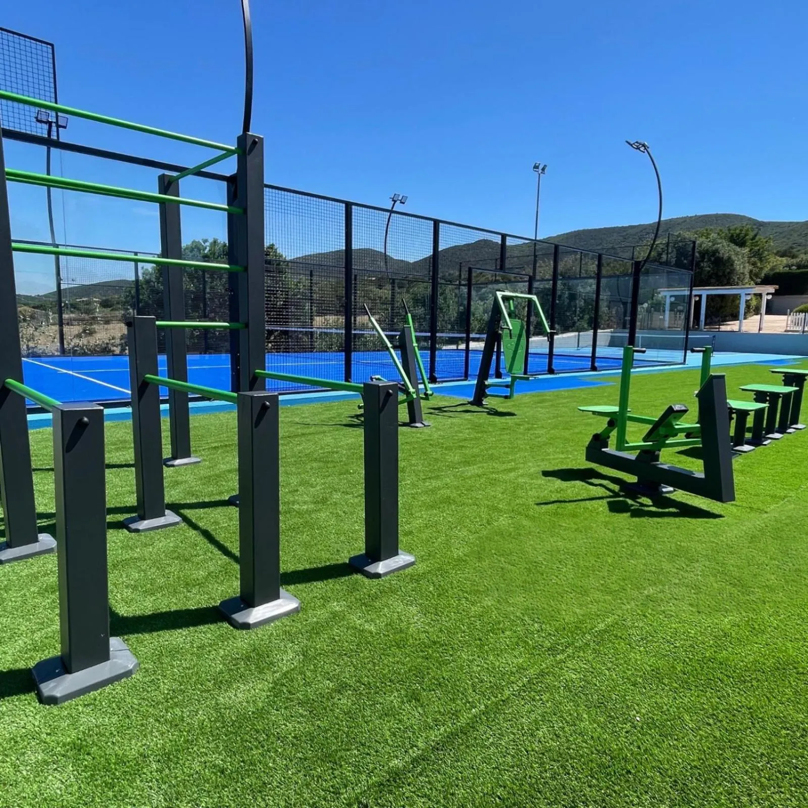 Fitness centre/facilities in Lu' Hotel Porto Pino