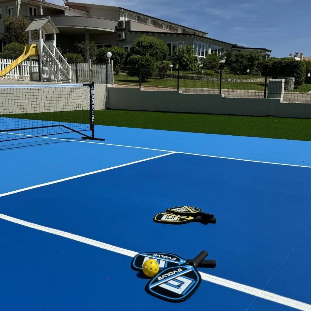 Fitness centre/facilities in Lu' Hotel Porto Pino