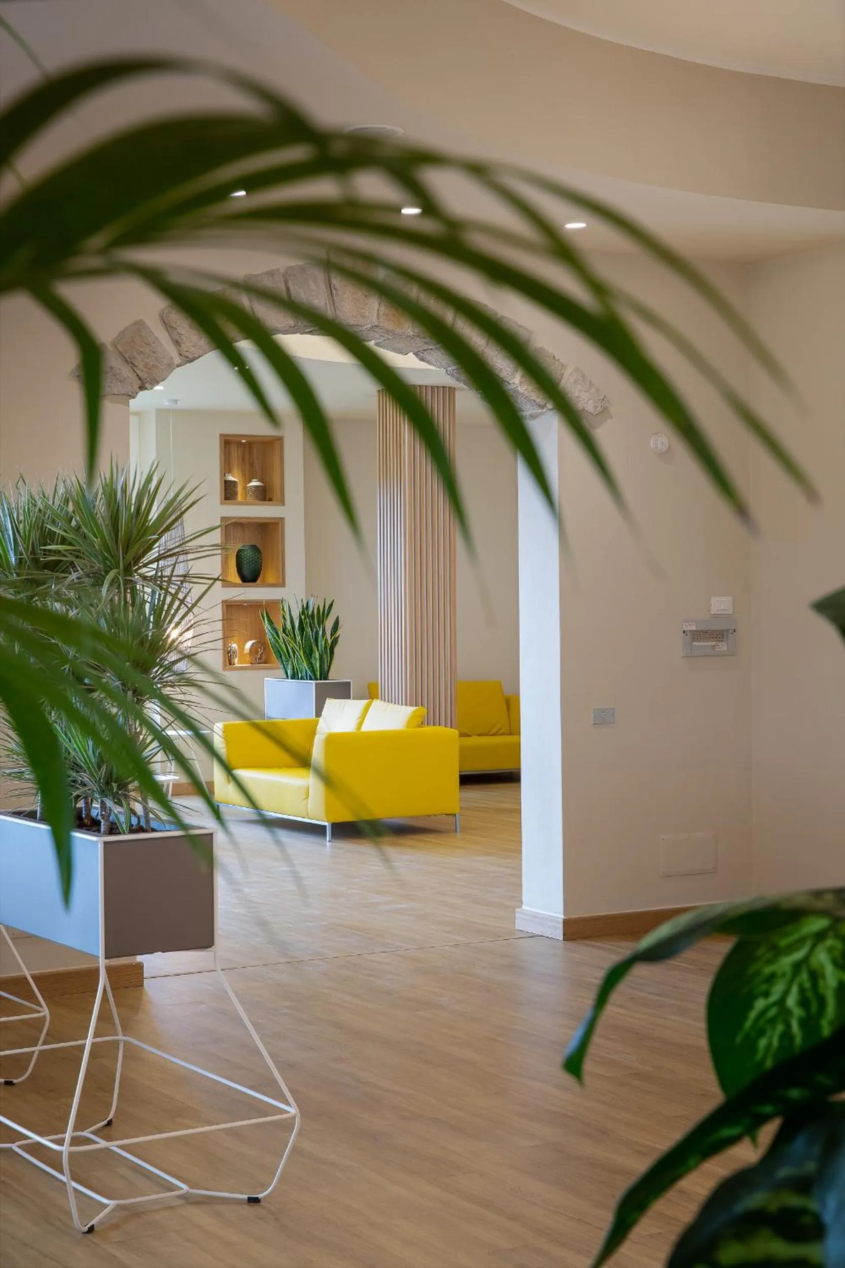 Lobby or reception in Lu' Hotel Porto Pino