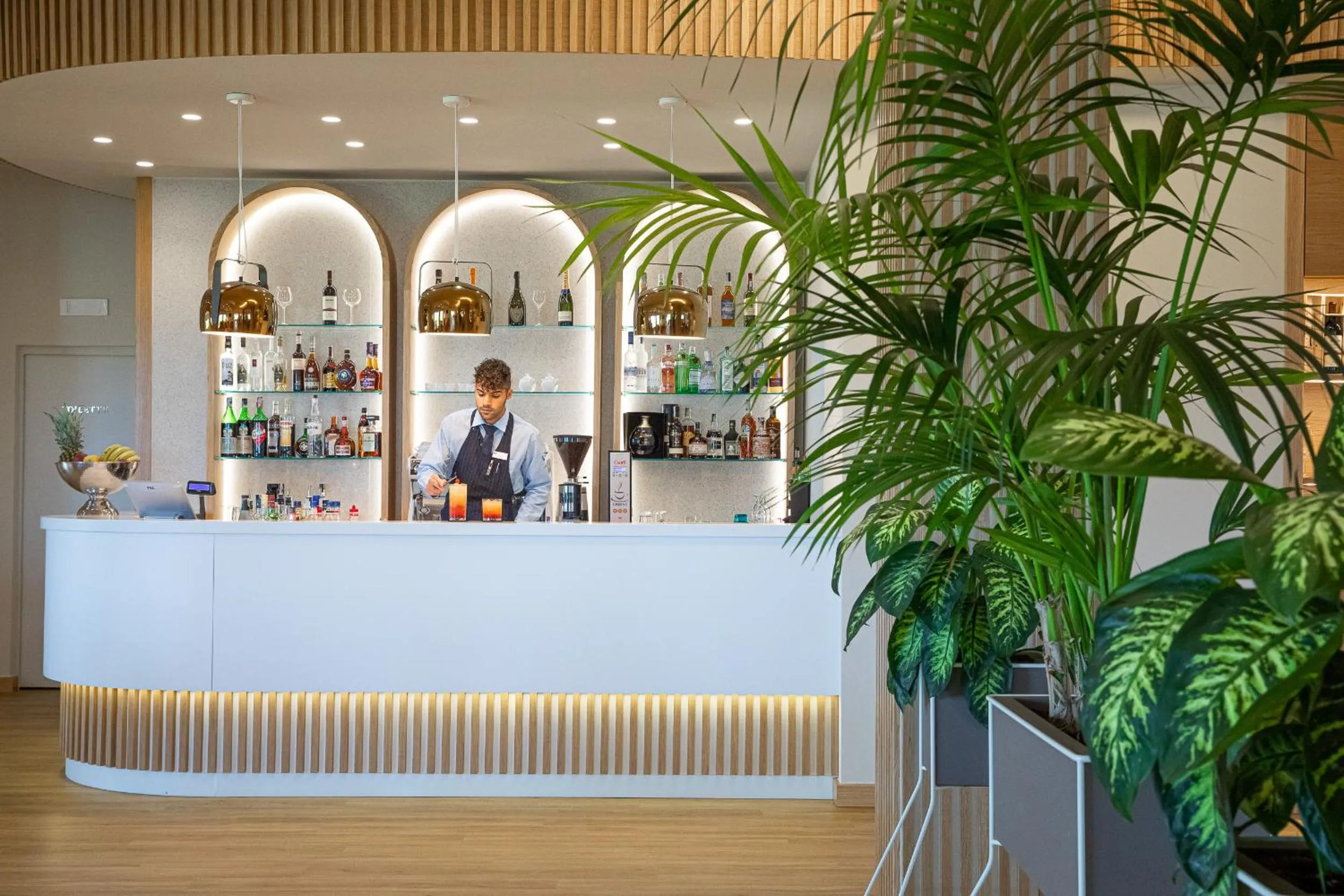 Lounge or bar in Lu' Hotel Porto Pino