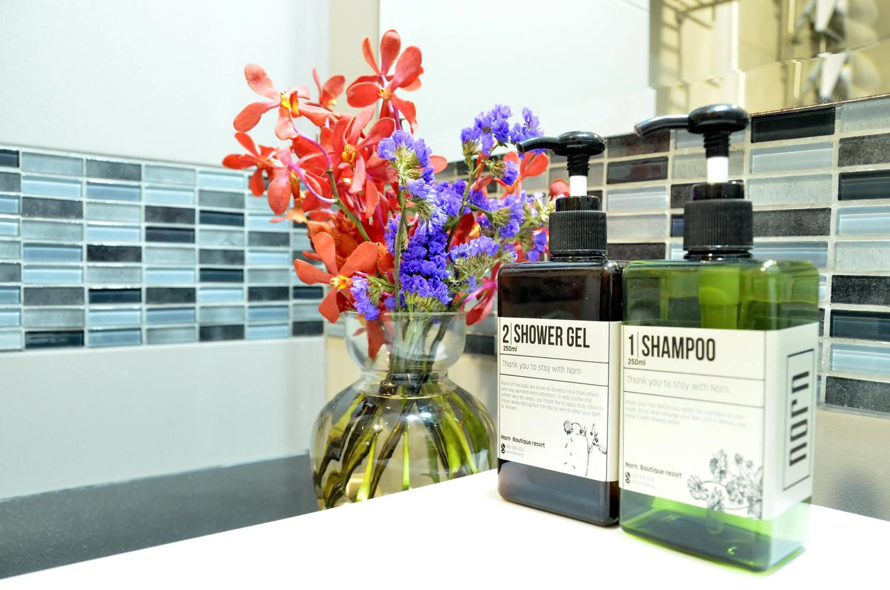 Bathroom in NORN Rimklong Bangkok Hotel