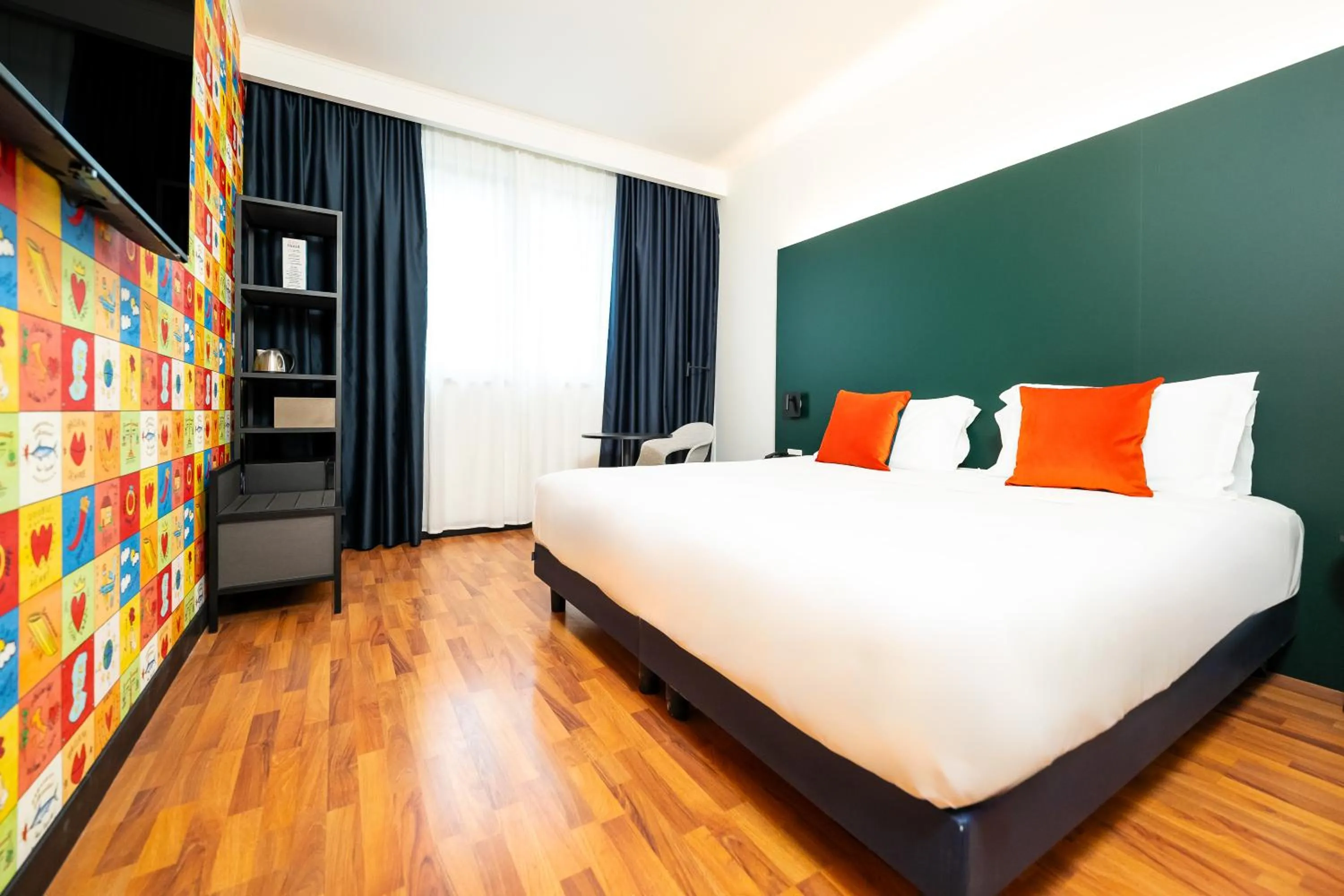 Bed in Mitico Hotel & Natural Spa