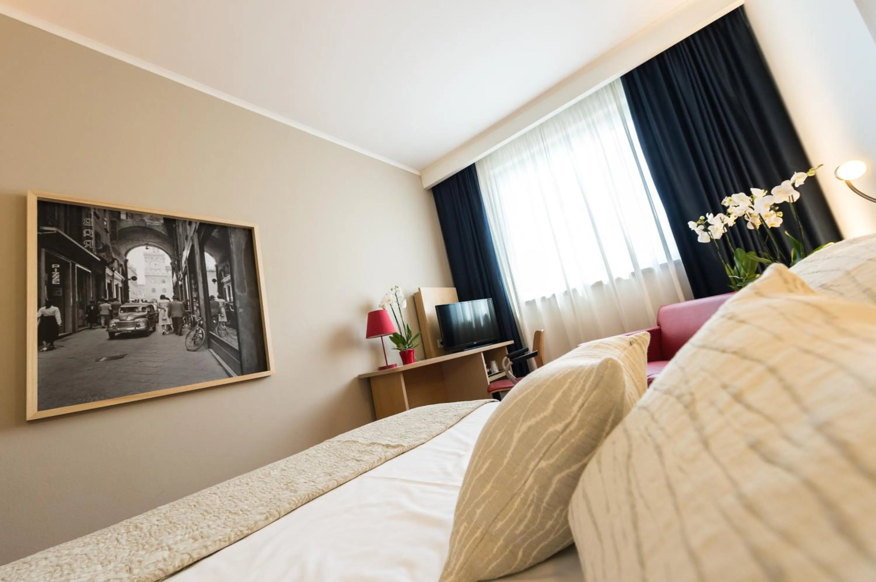 Bedroom, Bed in Mitico Hotel & Natural Spa