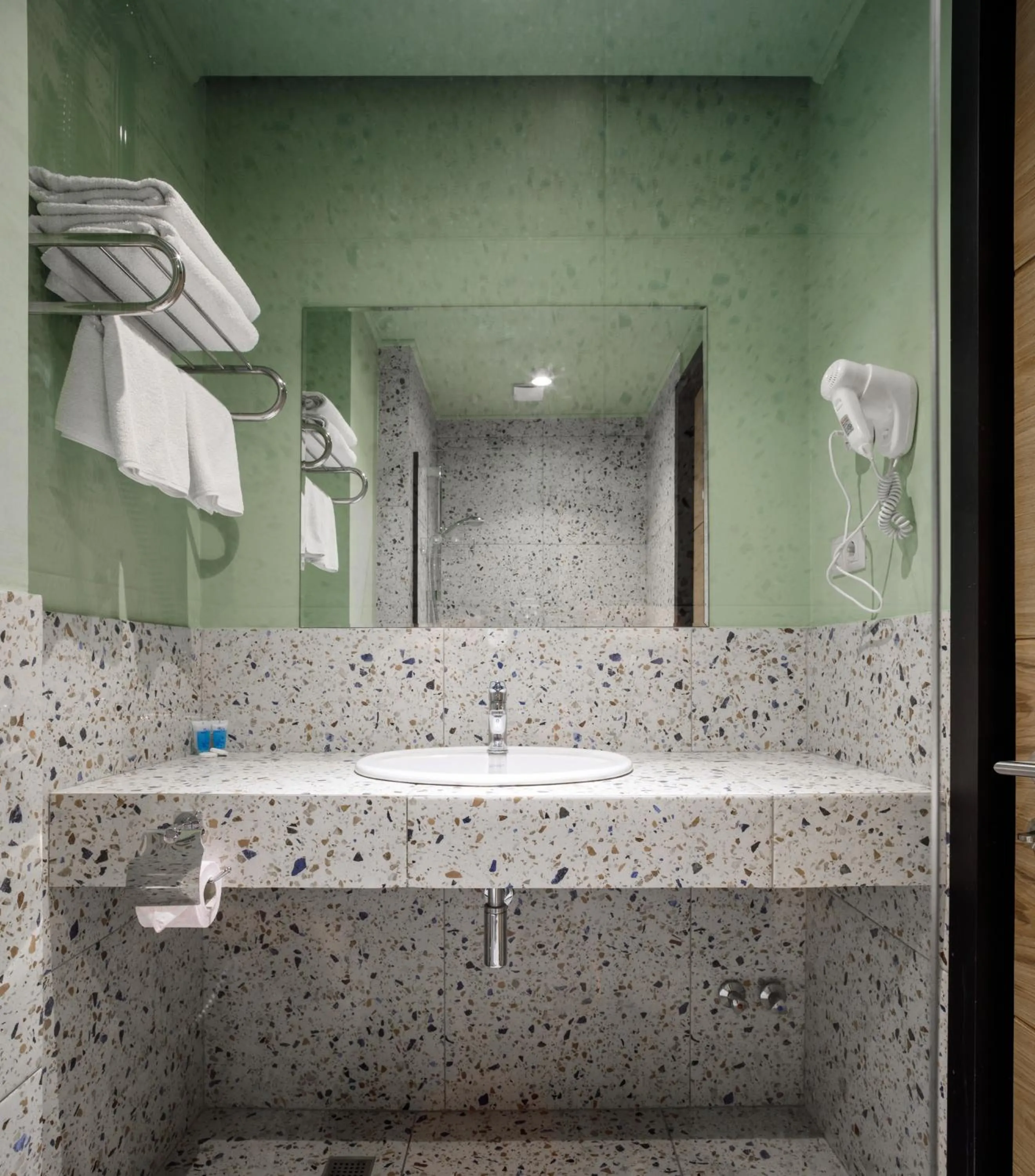 Shower in Address Inn