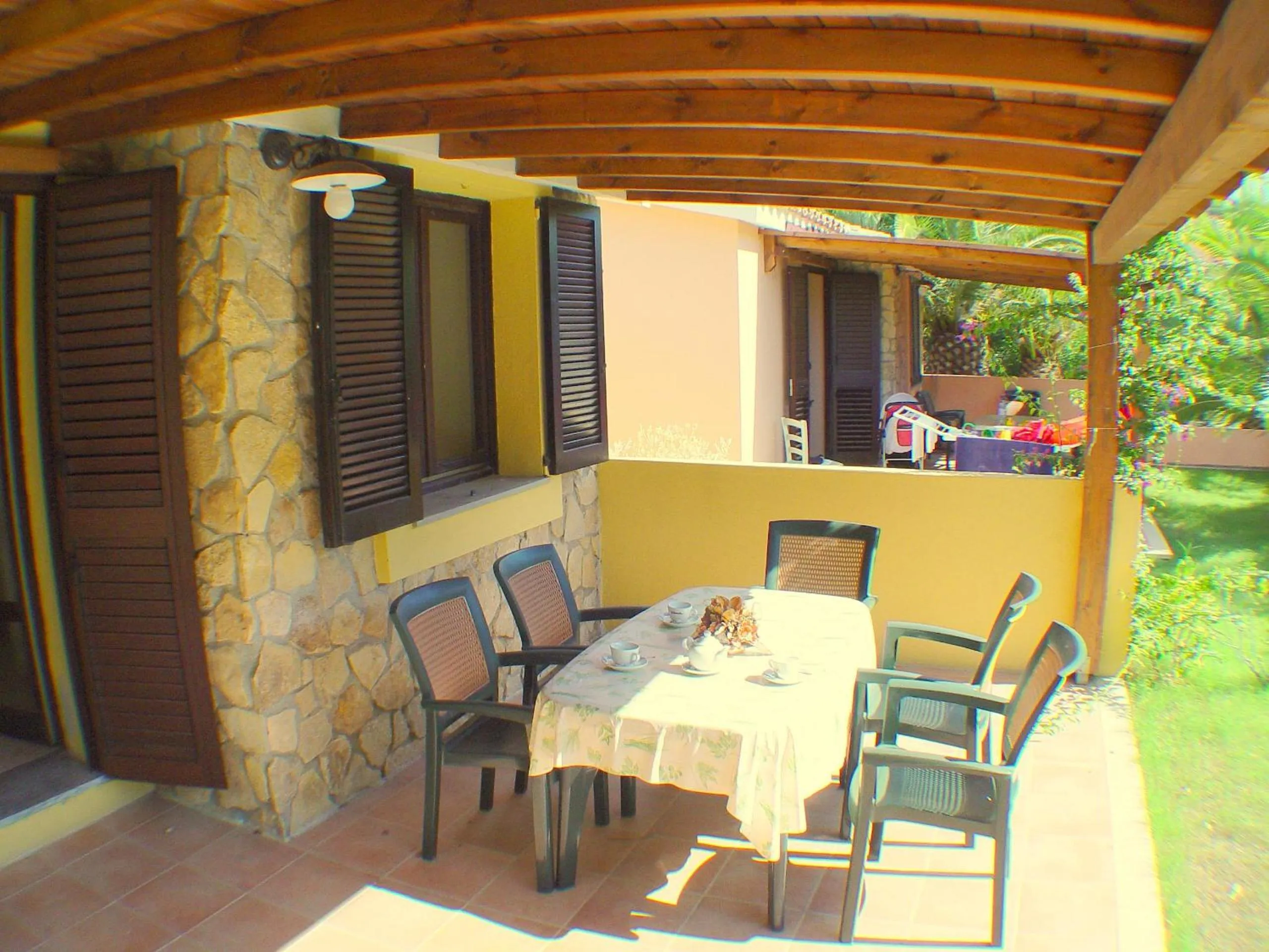 Patio in Green Village Resort