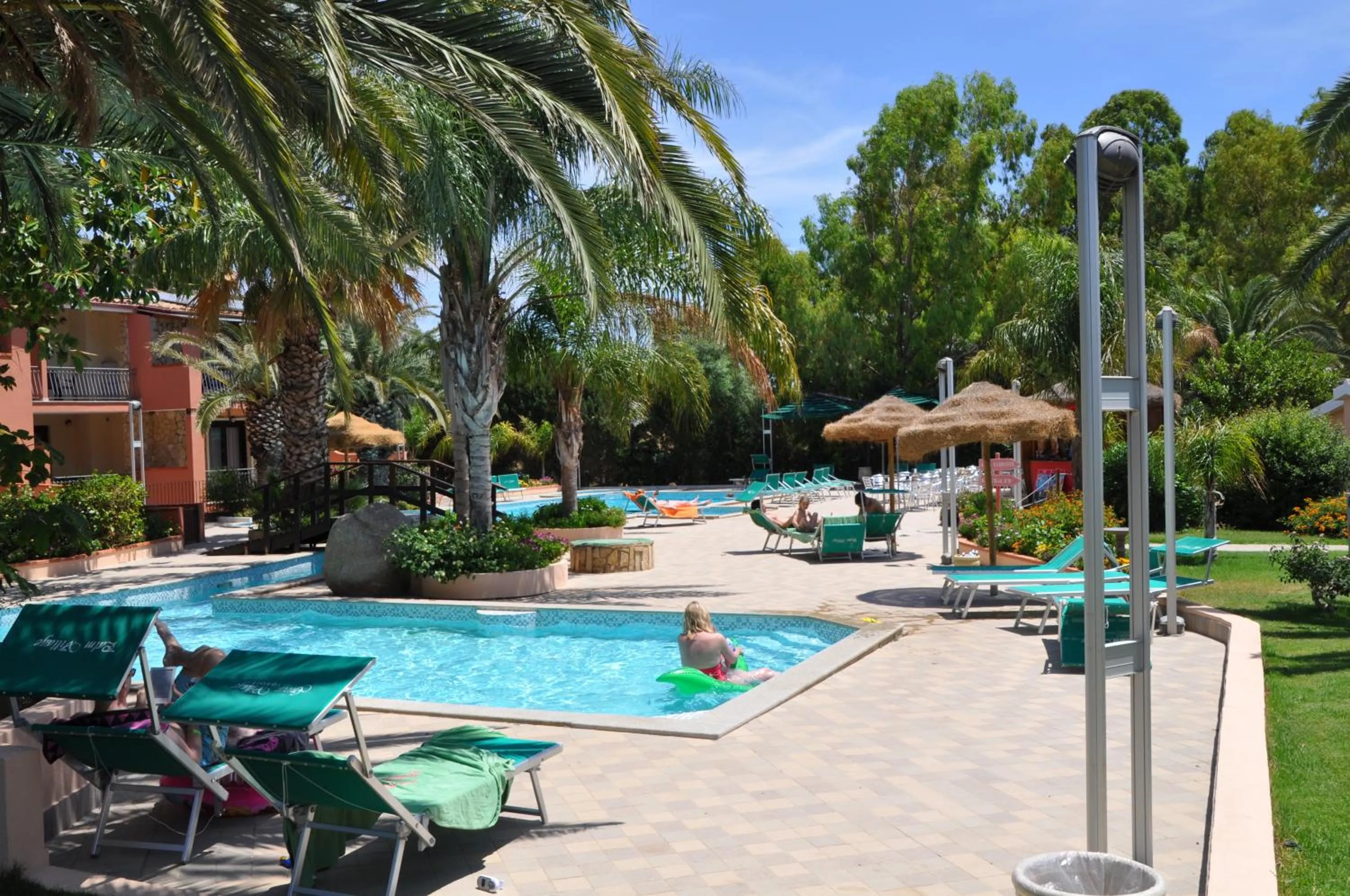 Pool view in Green Village Resort