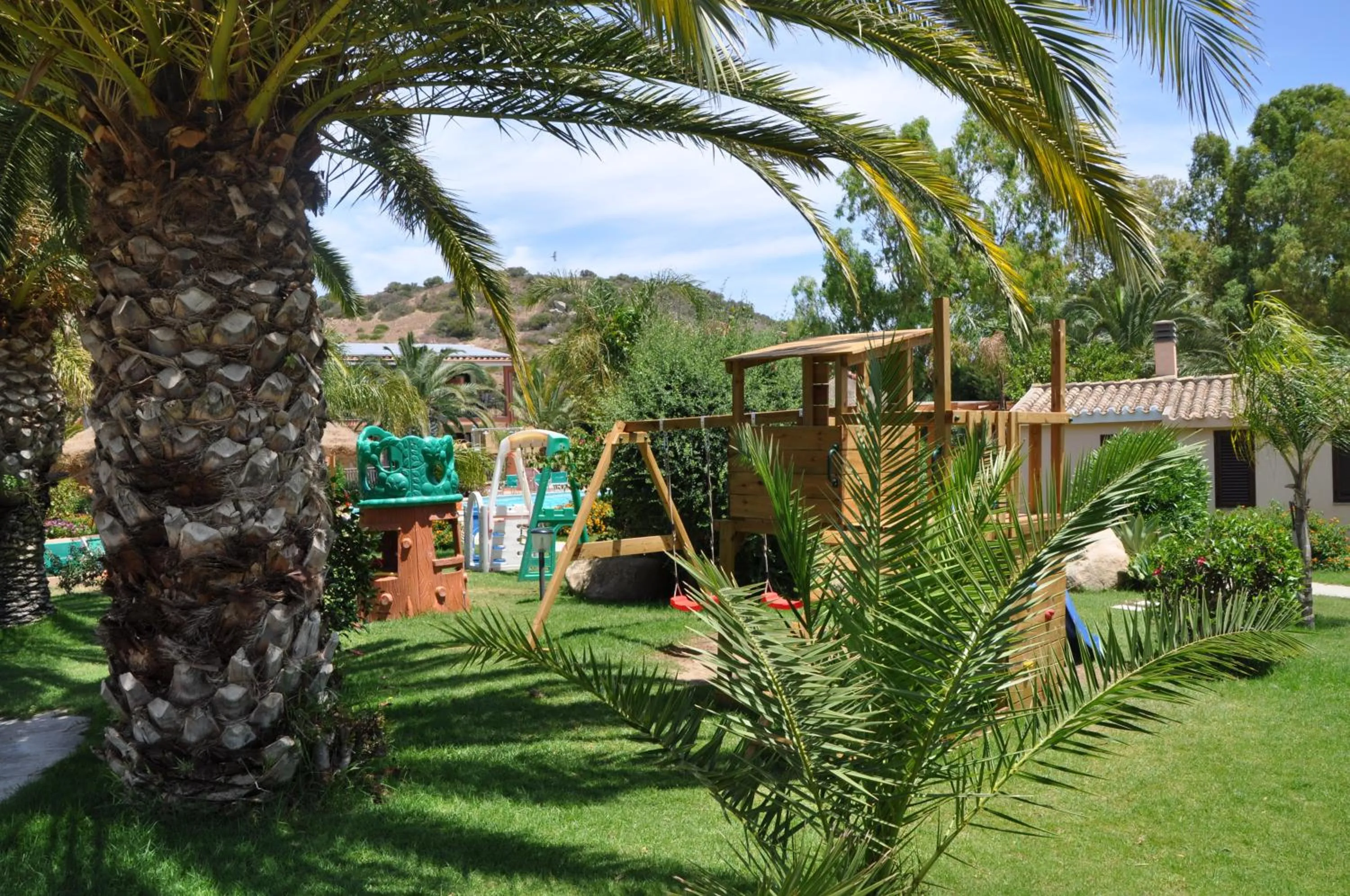 Children play ground in Green Village Resort