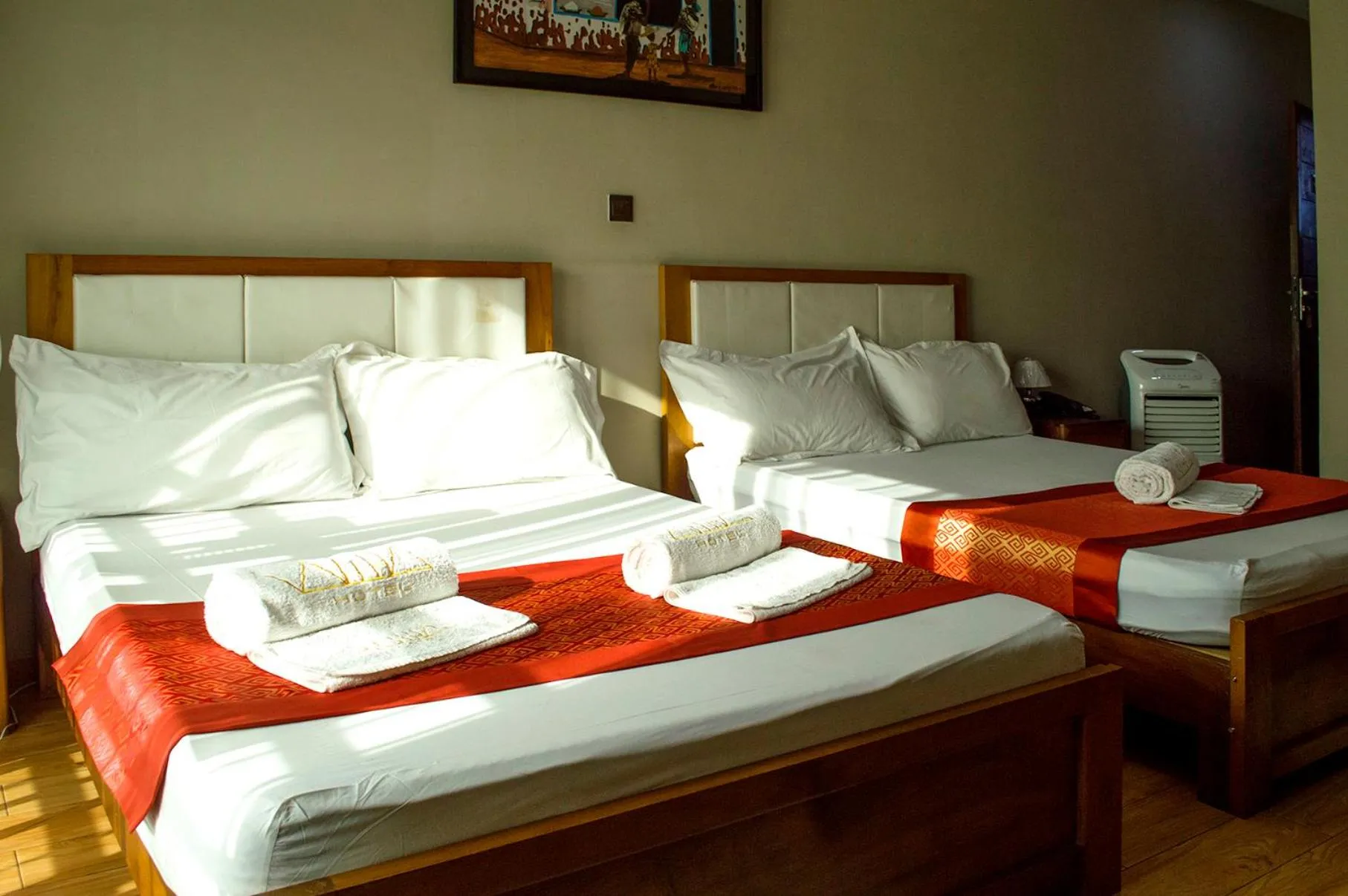 Bed in Valiha Hotel Antananarivo
