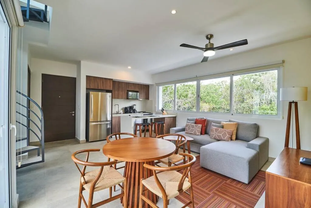 Kitchen or kitchenette in Macbeth - Rooftop with Jacuzzi & Beach Club Access