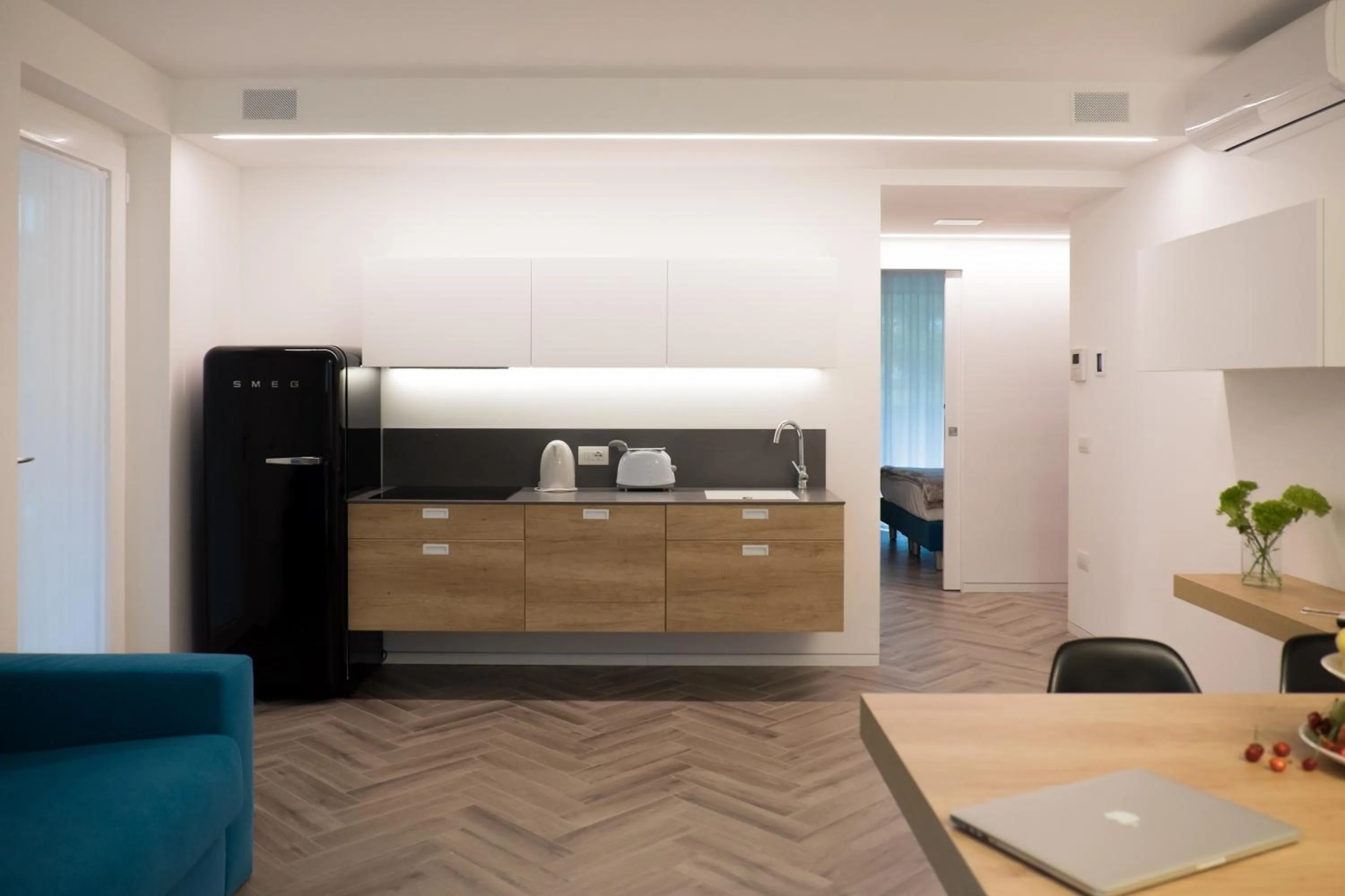 Kitchen or kitchenette in Hotel Garnì Villa Maria