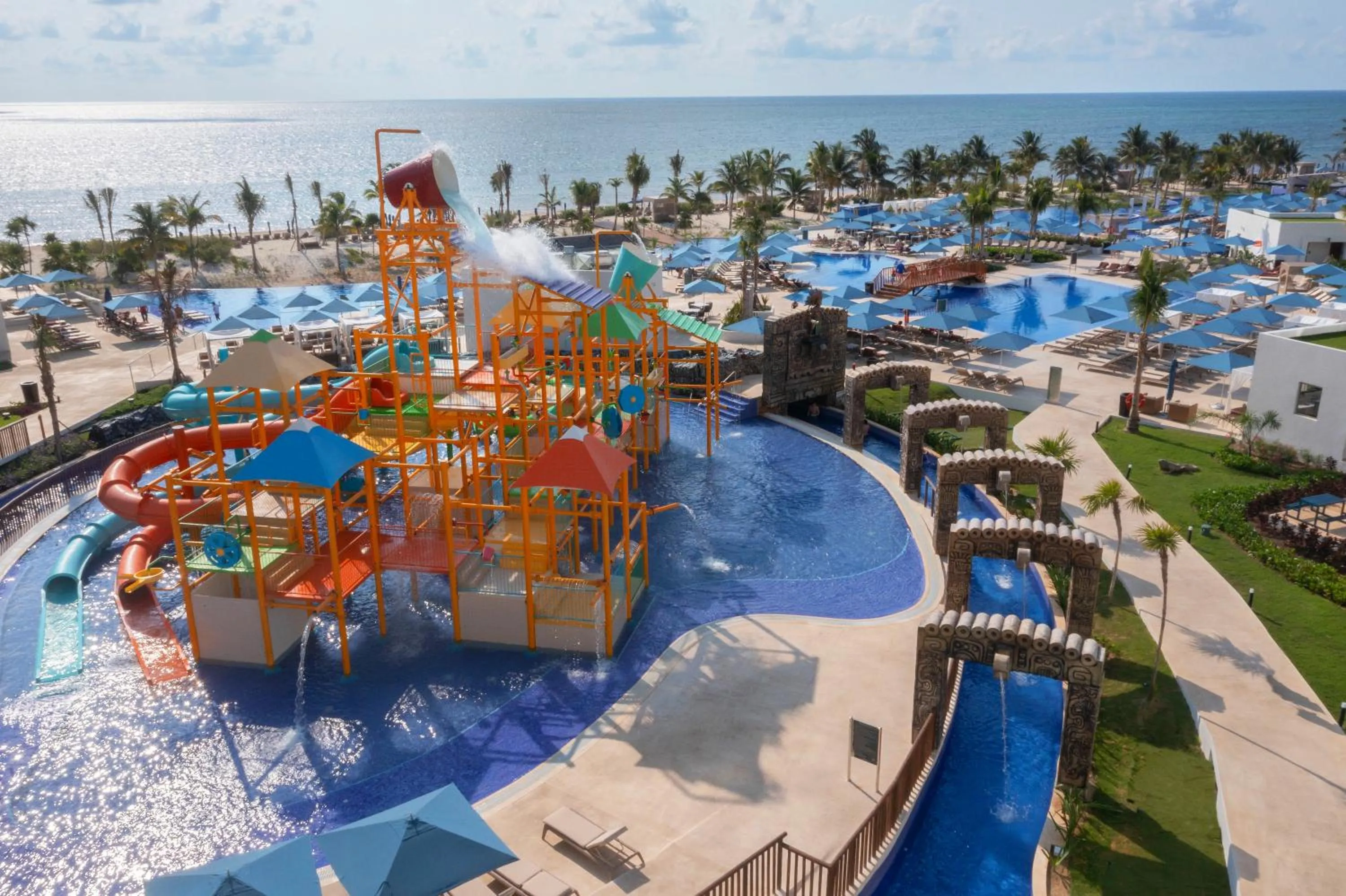Aqua park in Royalton Splash Riviera Cancun, An Autograph Collection All-Inclusive Resort