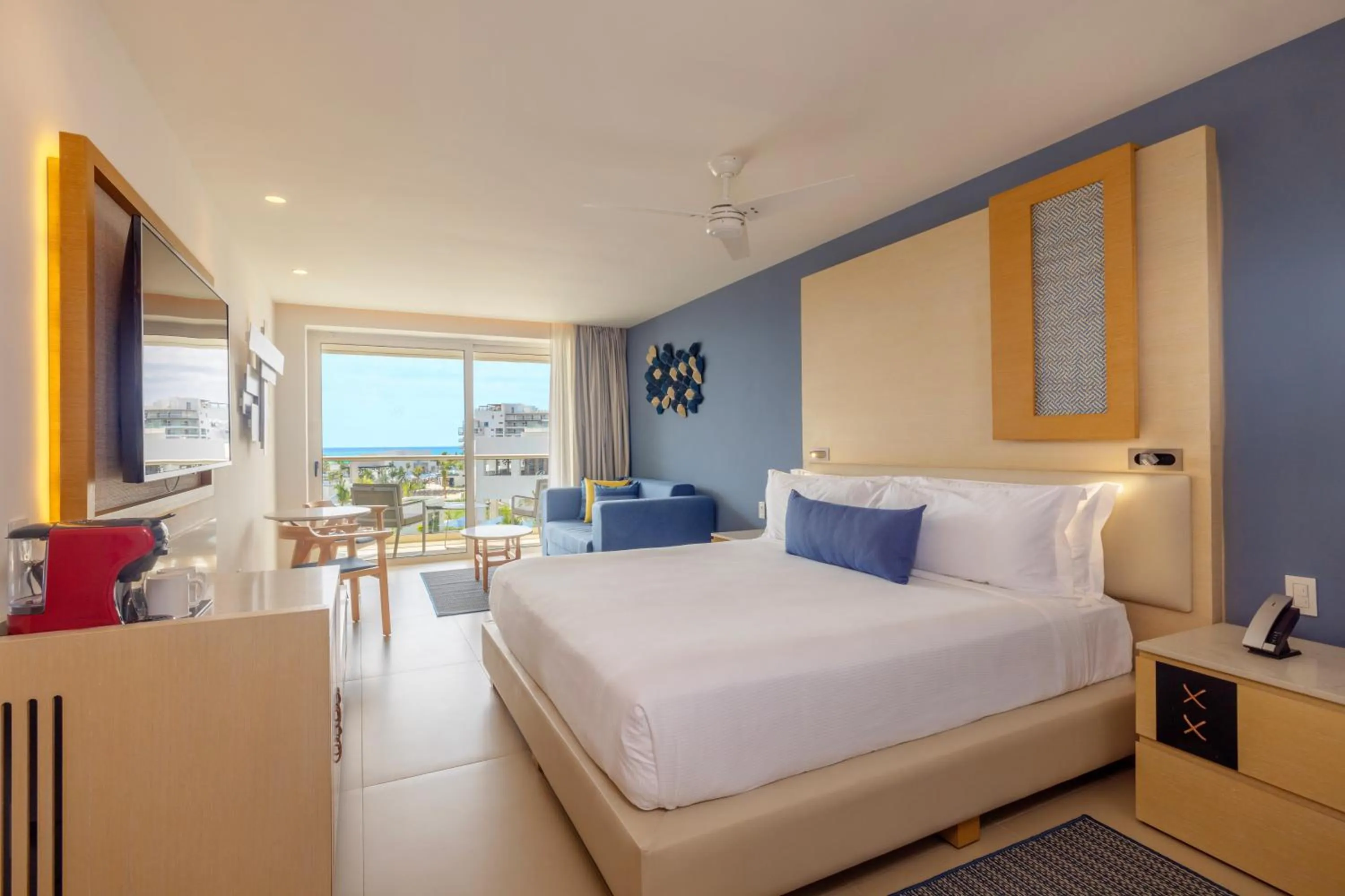 View (from property/room), Bed in Royalton Splash Riviera Cancun, An Autograph Collection All-Inclusive Resort
