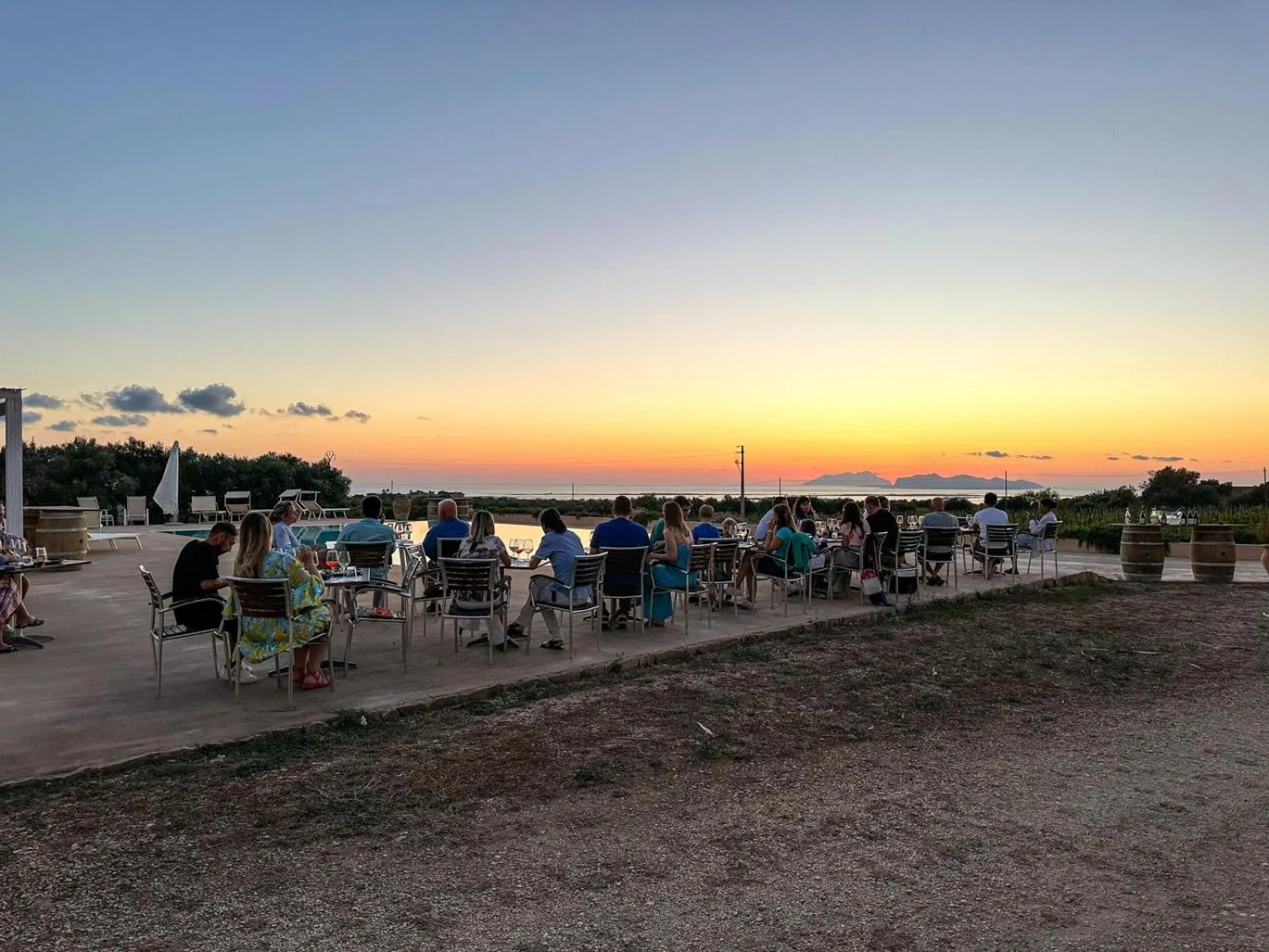 Swimming pool in Agriturismo Baglio Donnafranca Wine Resort