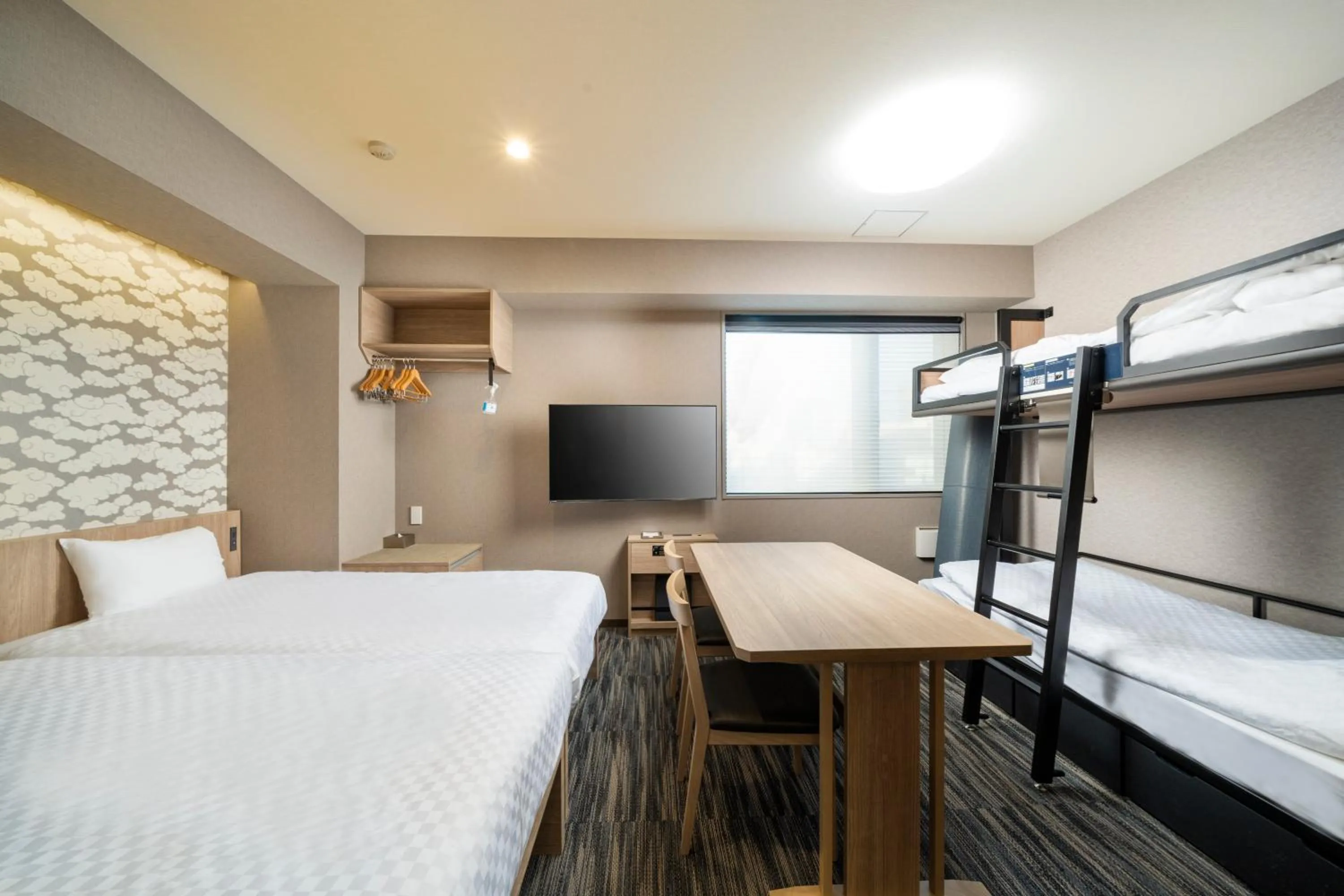Photo of the whole room, Bed in KOKO HOTEL Residence Asakusa Kappabashi