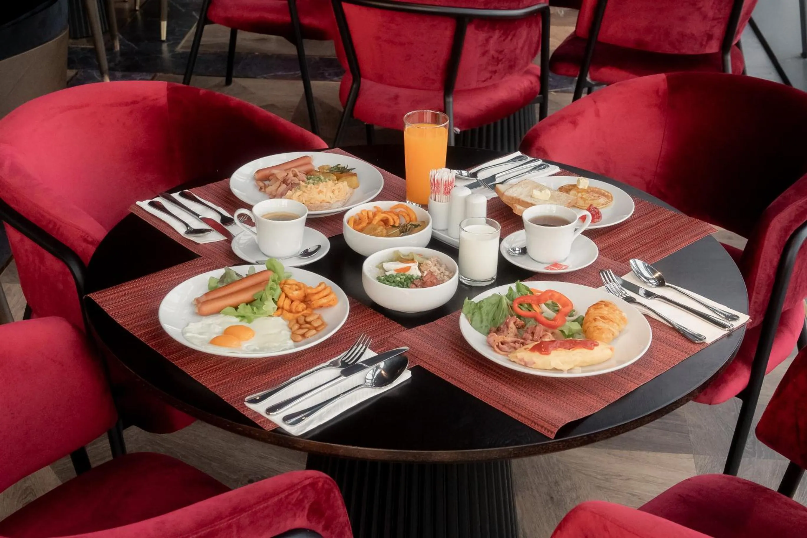 Breakfast in Ascott Embassy Sathorn Bangkok