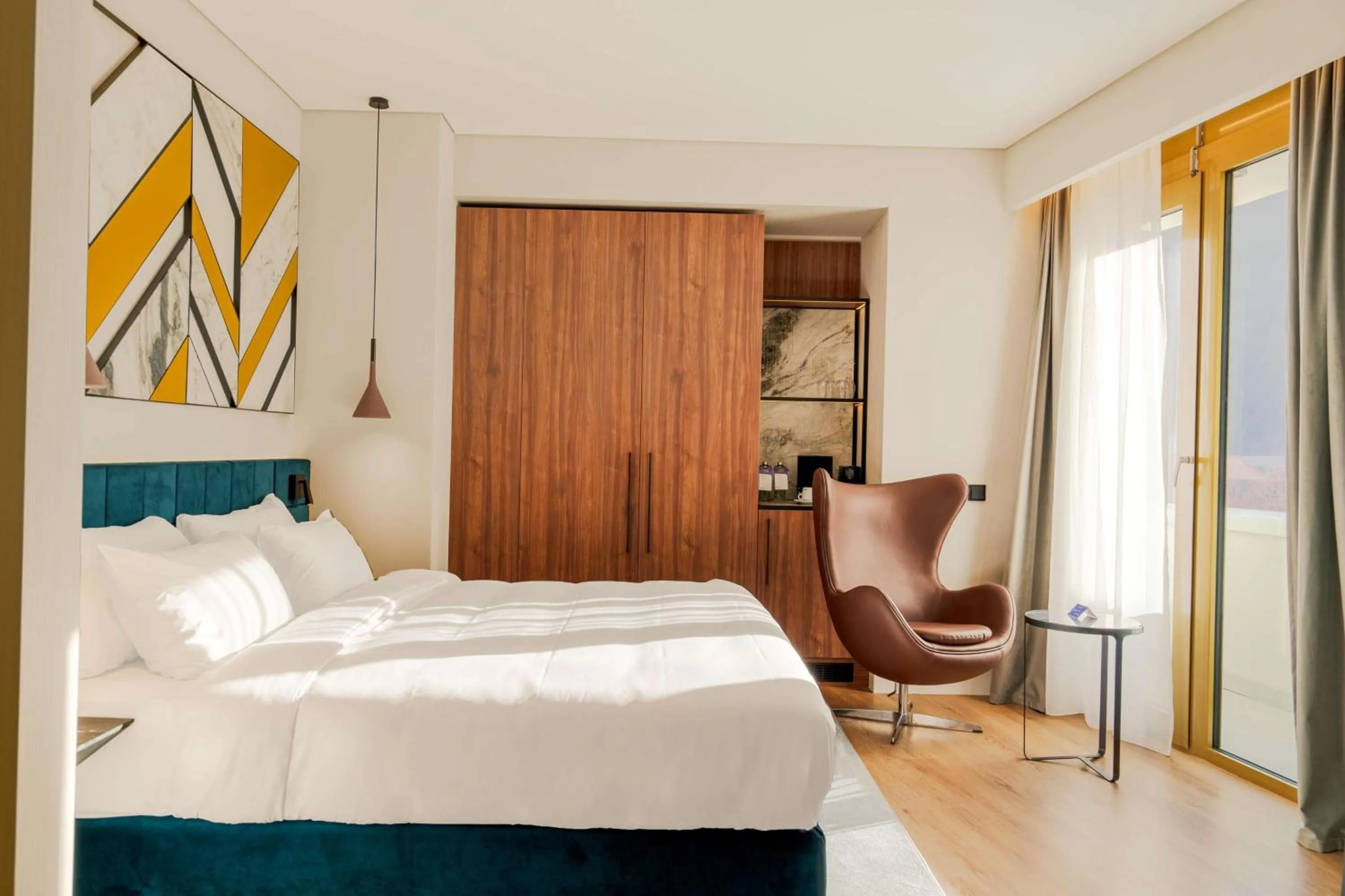 Bedroom, Bed in Radisson Blu Aurum Hotel, Brasov