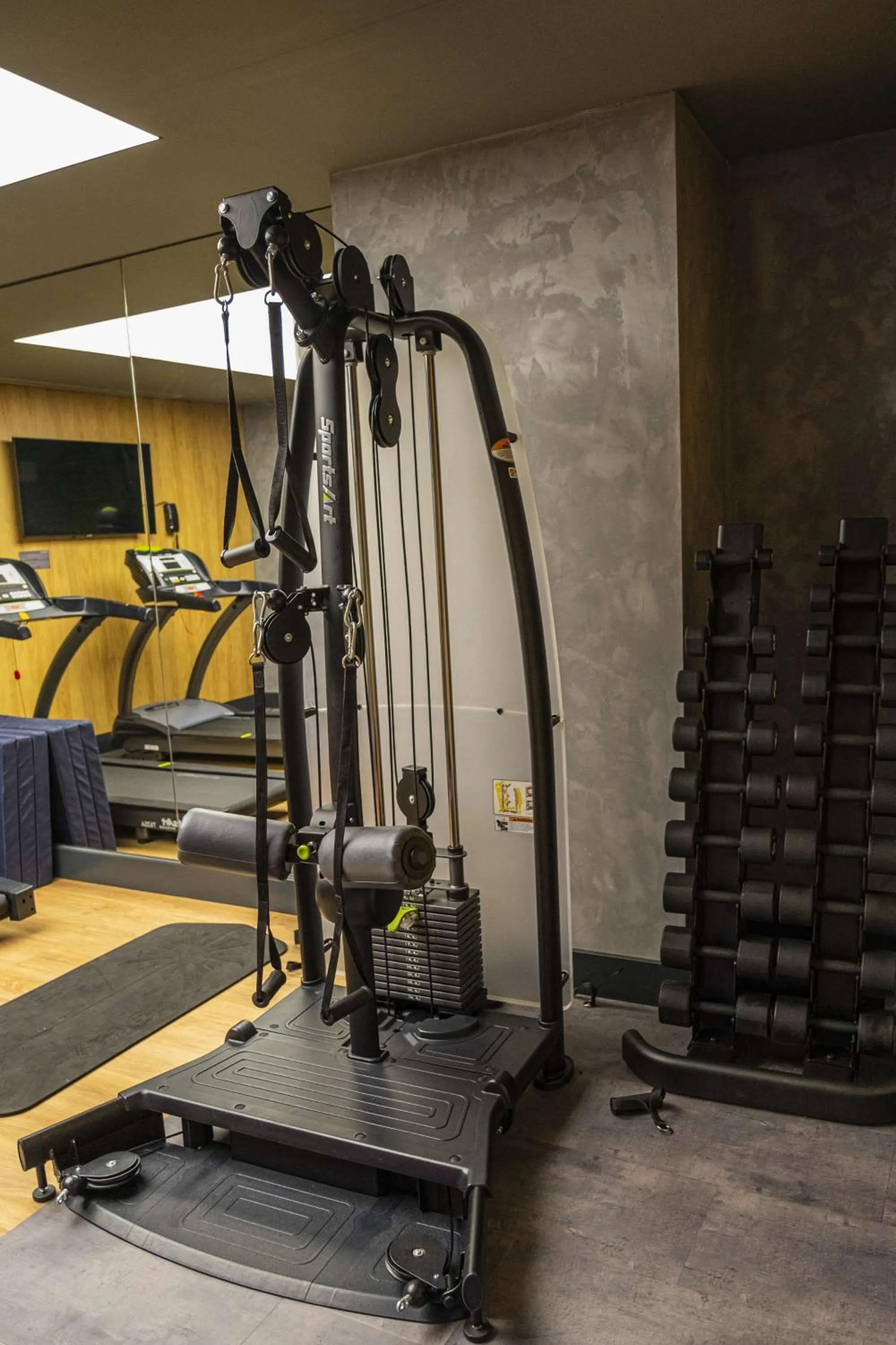 Fitness centre/facilities in Radisson Blu Aurum Hotel, Brasov