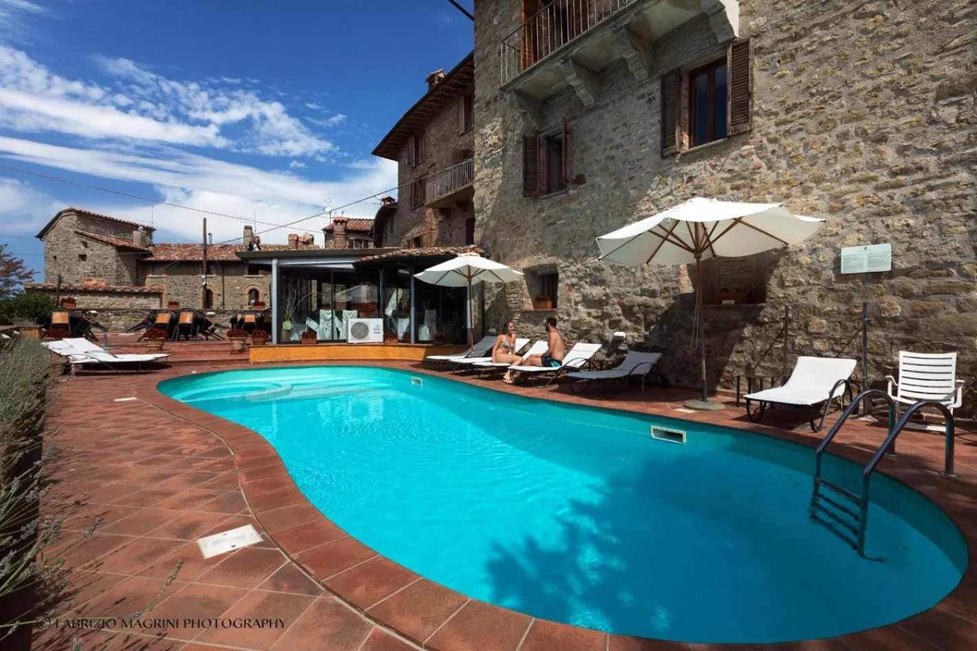 Swimming pool in Relais La Fattoria