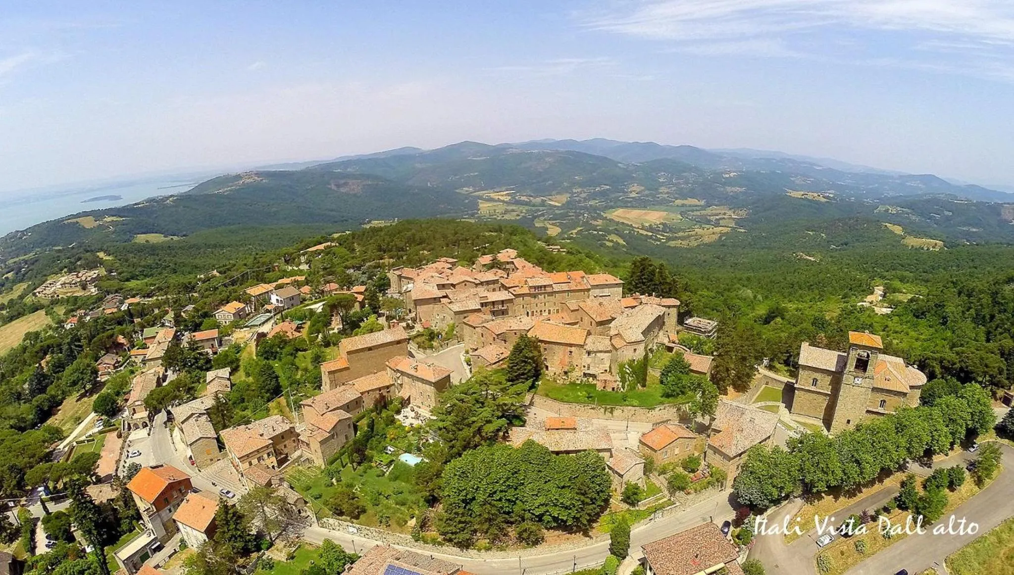 Bird's eye view in Relais La Fattoria