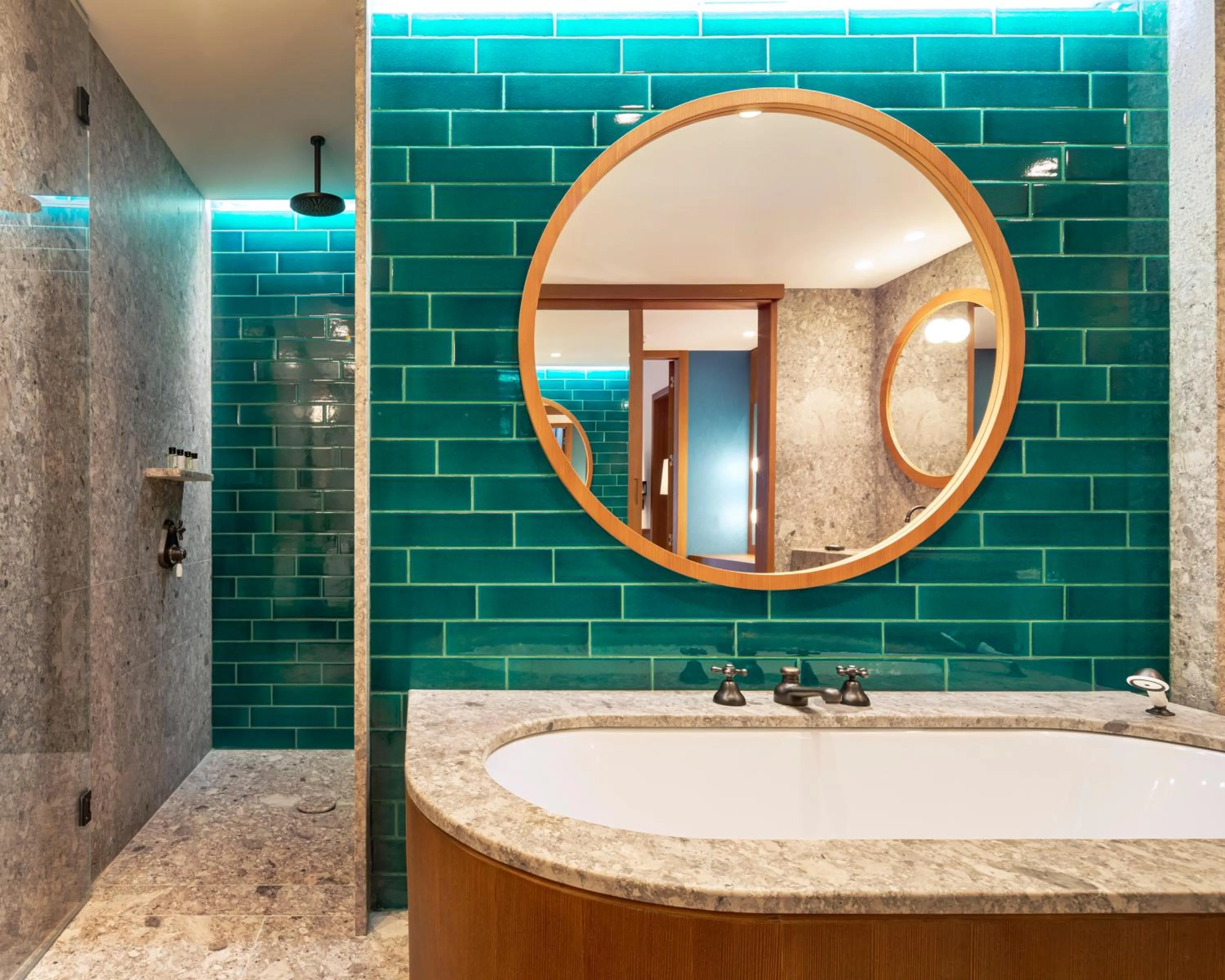 Shower in Faloria Mountain Spa Resort