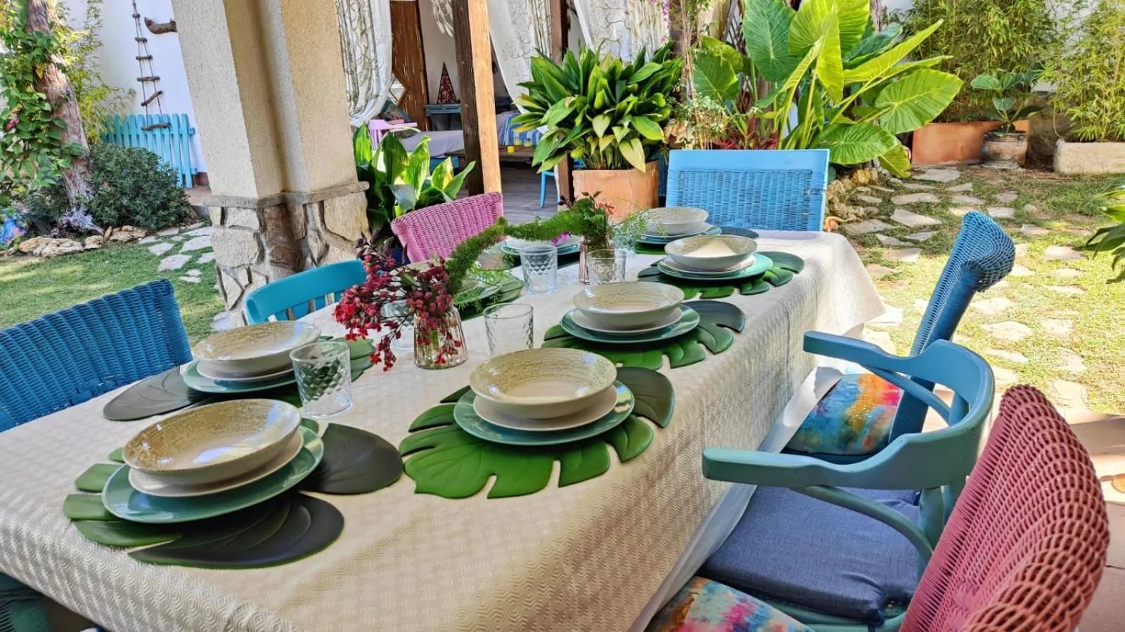 Dining area in Villa Zahara