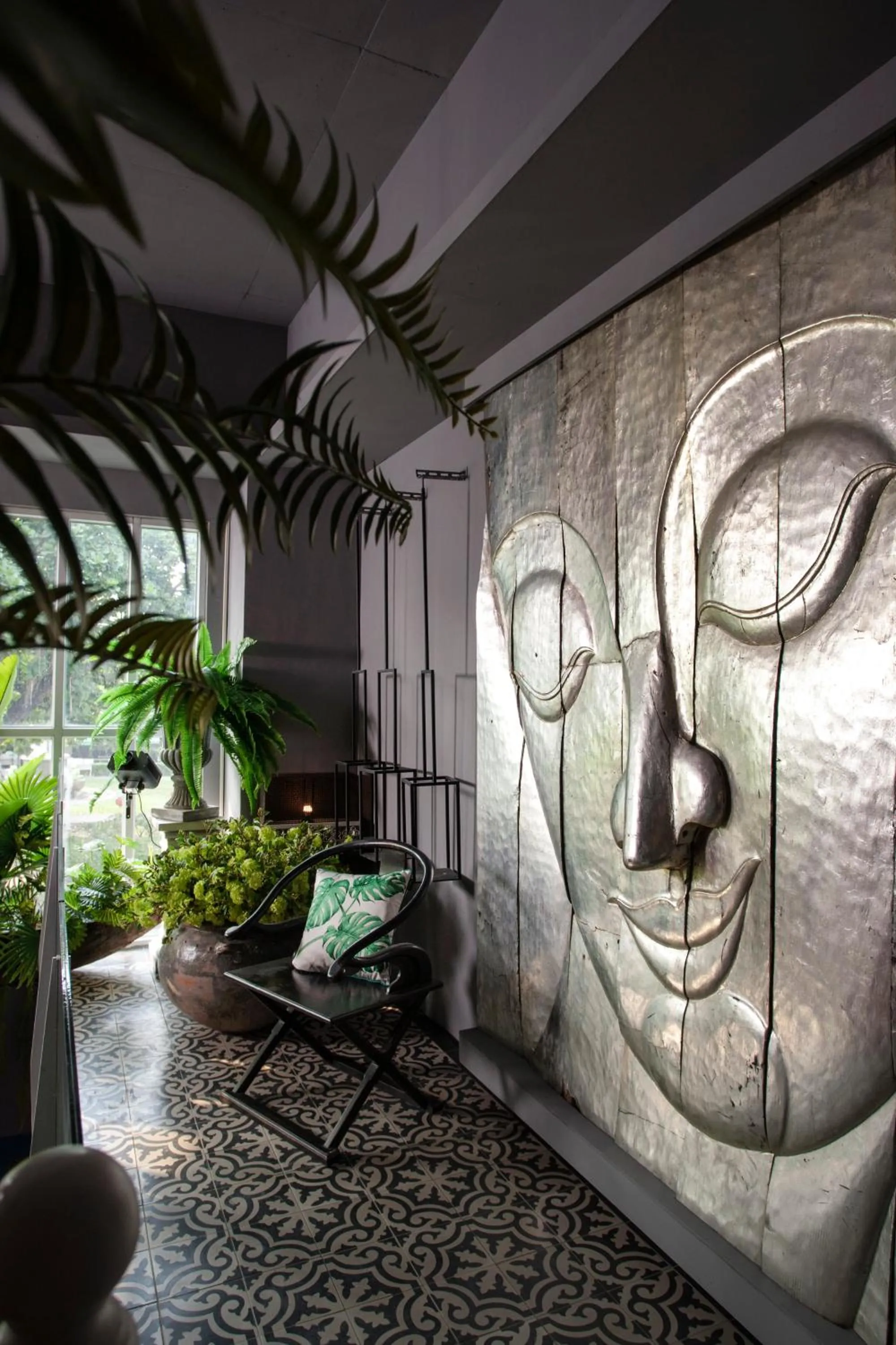 Decorative detail in Anna King Hotel