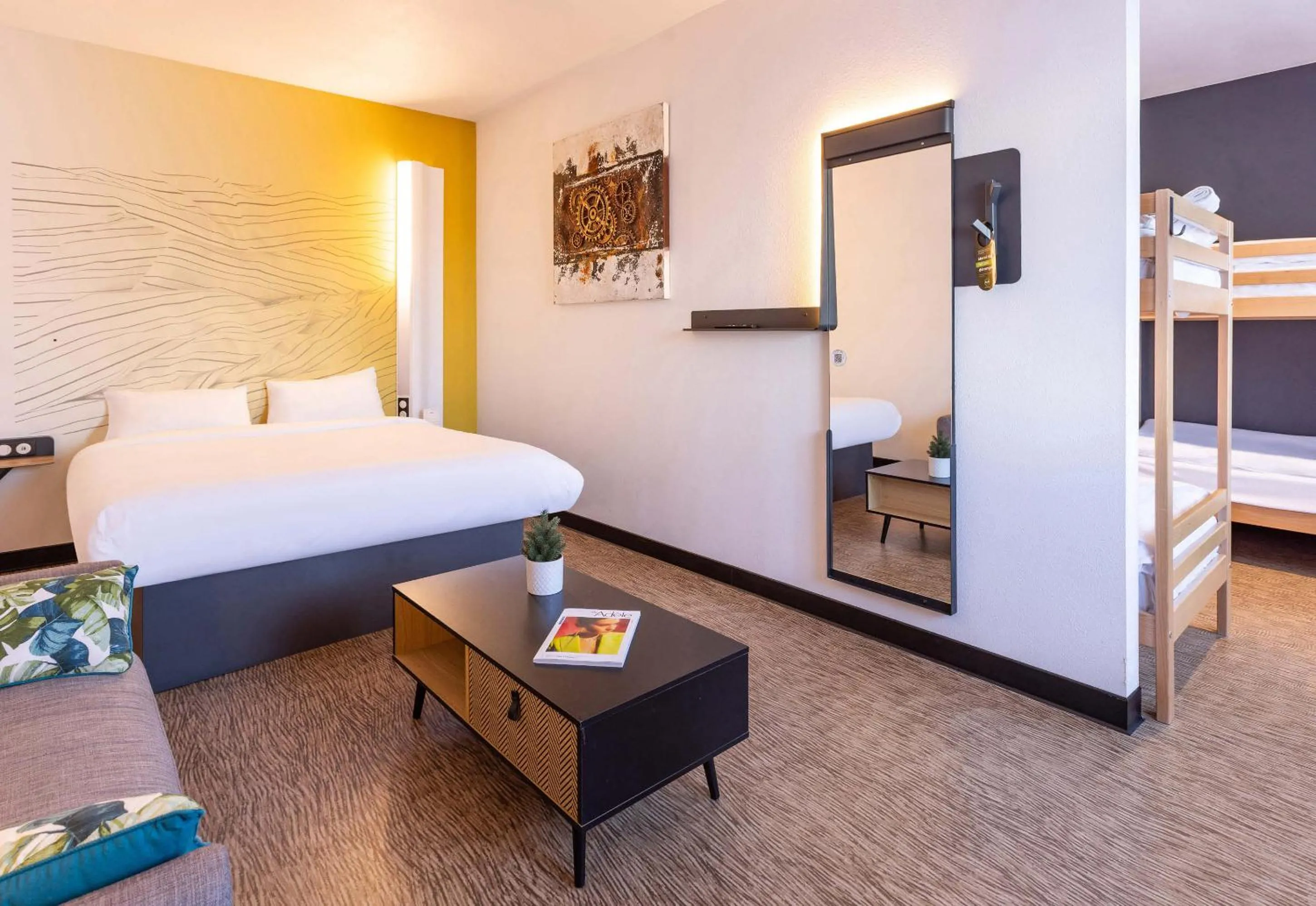 Bedroom, Bed in B&B HOTEL Rennes Parc Expo Aéroport