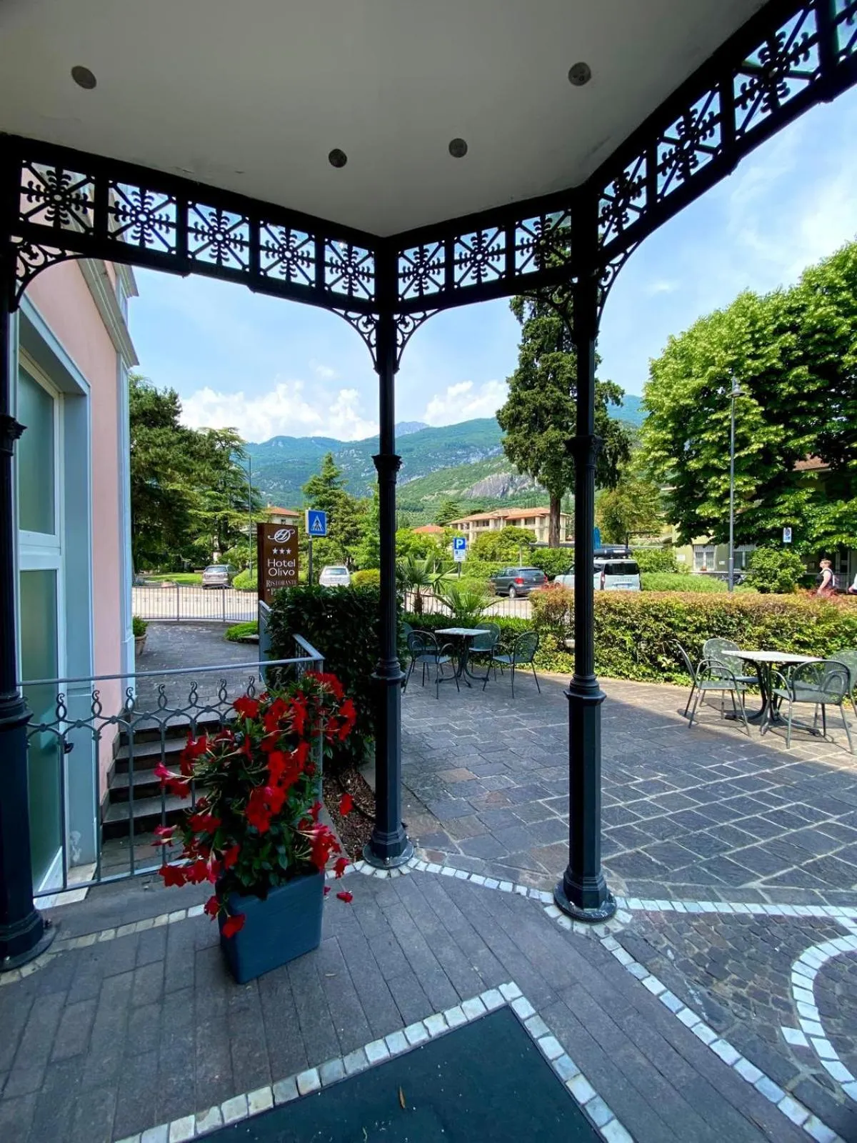 Patio in Hotel Olivo