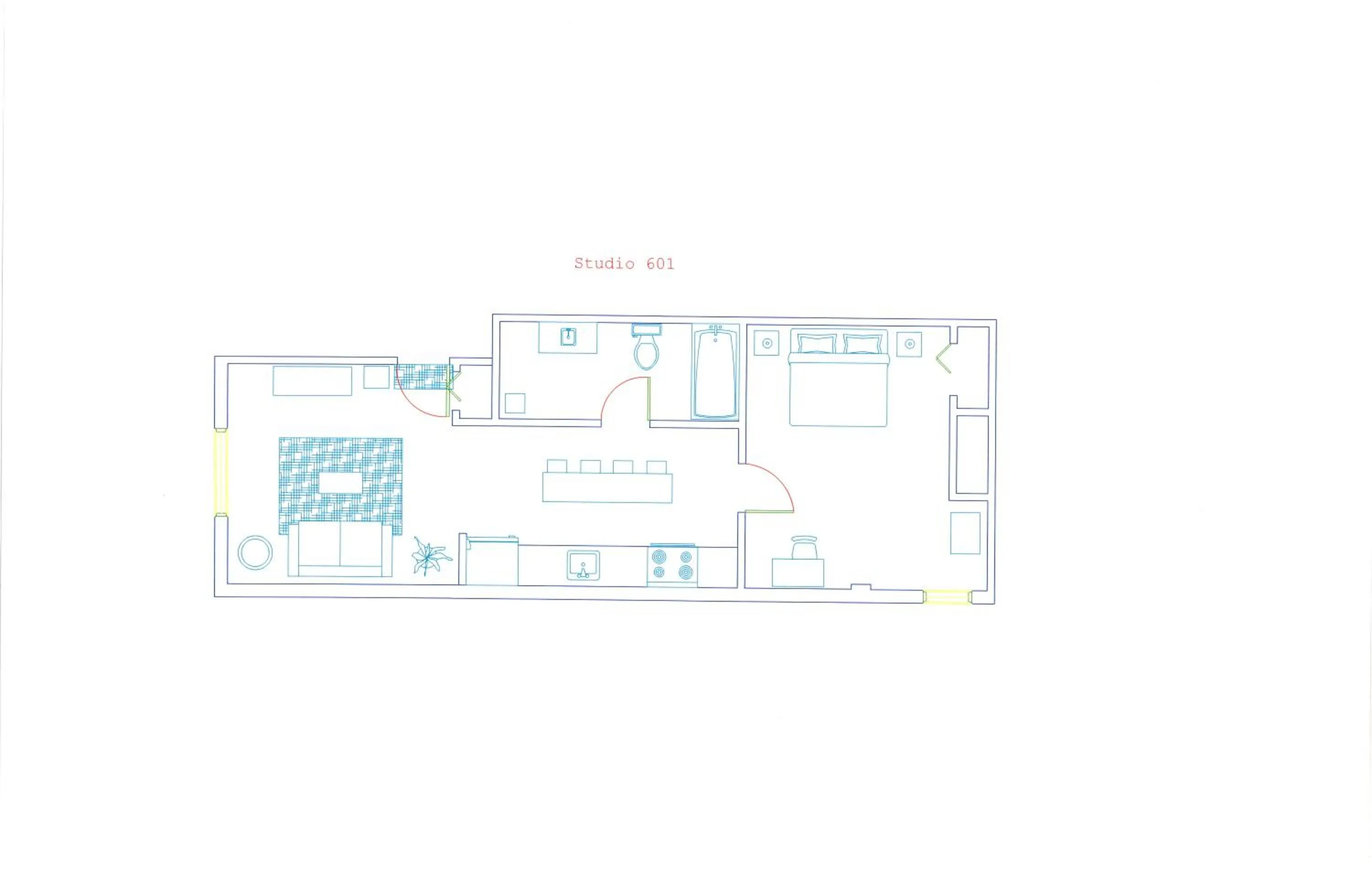 Floor plan in Le Court-Toit