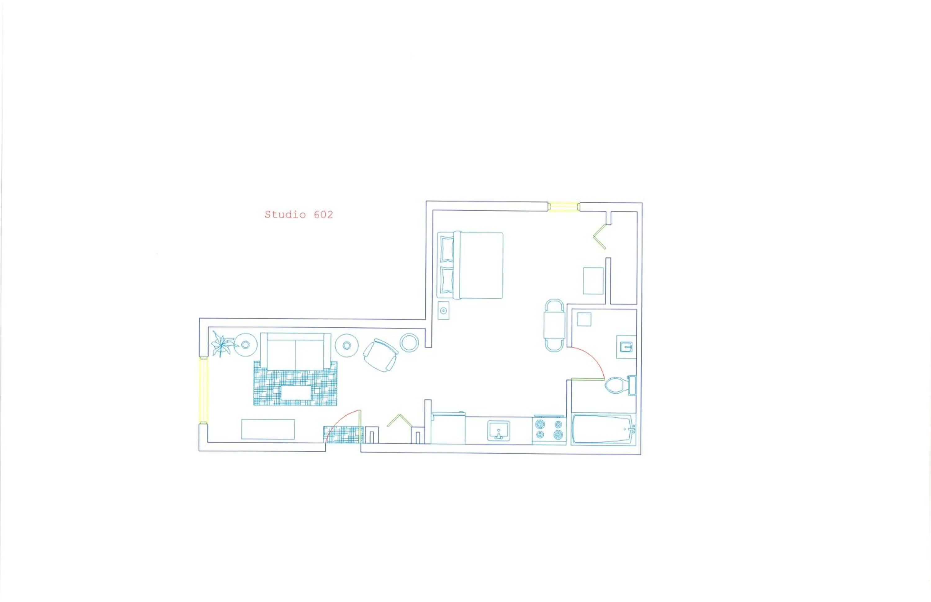 Floor plan in Le Court-Toit