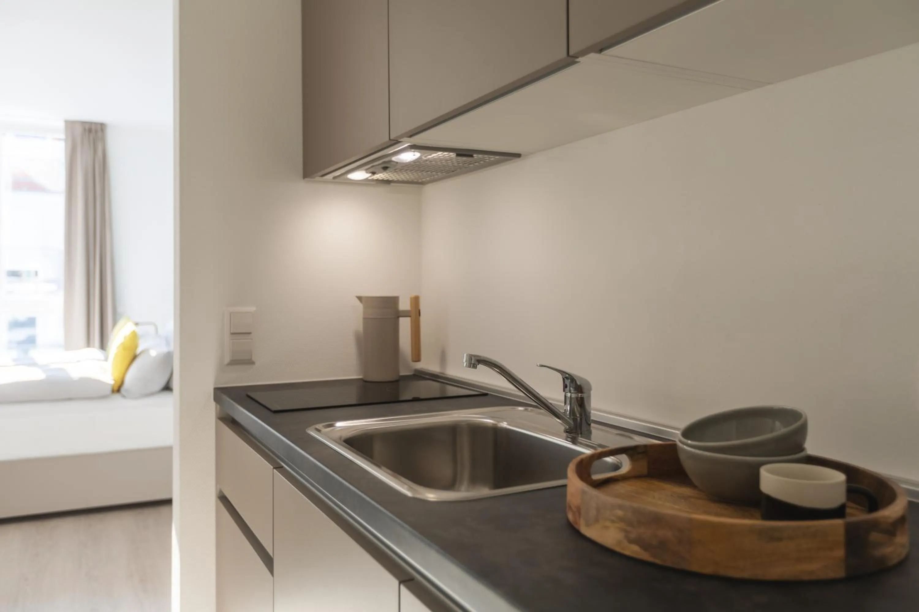 Kitchen or kitchenette in acora Heidelberg