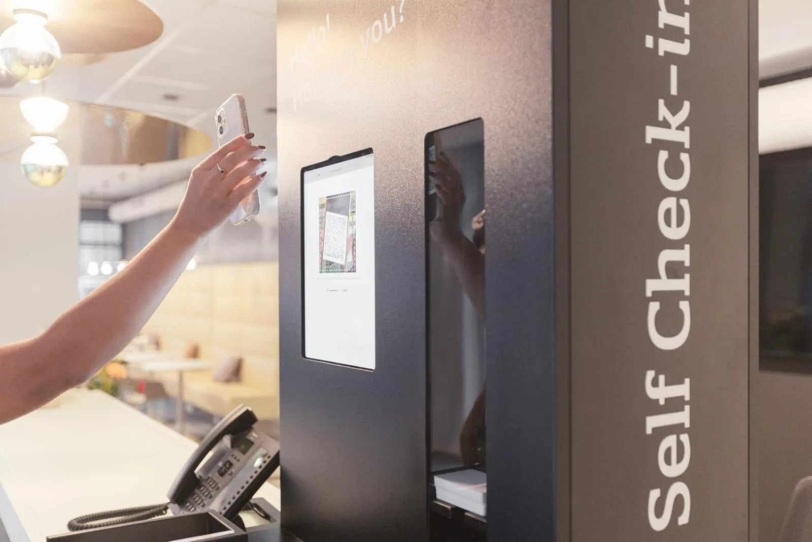 Lobby or reception in acora Heidelberg