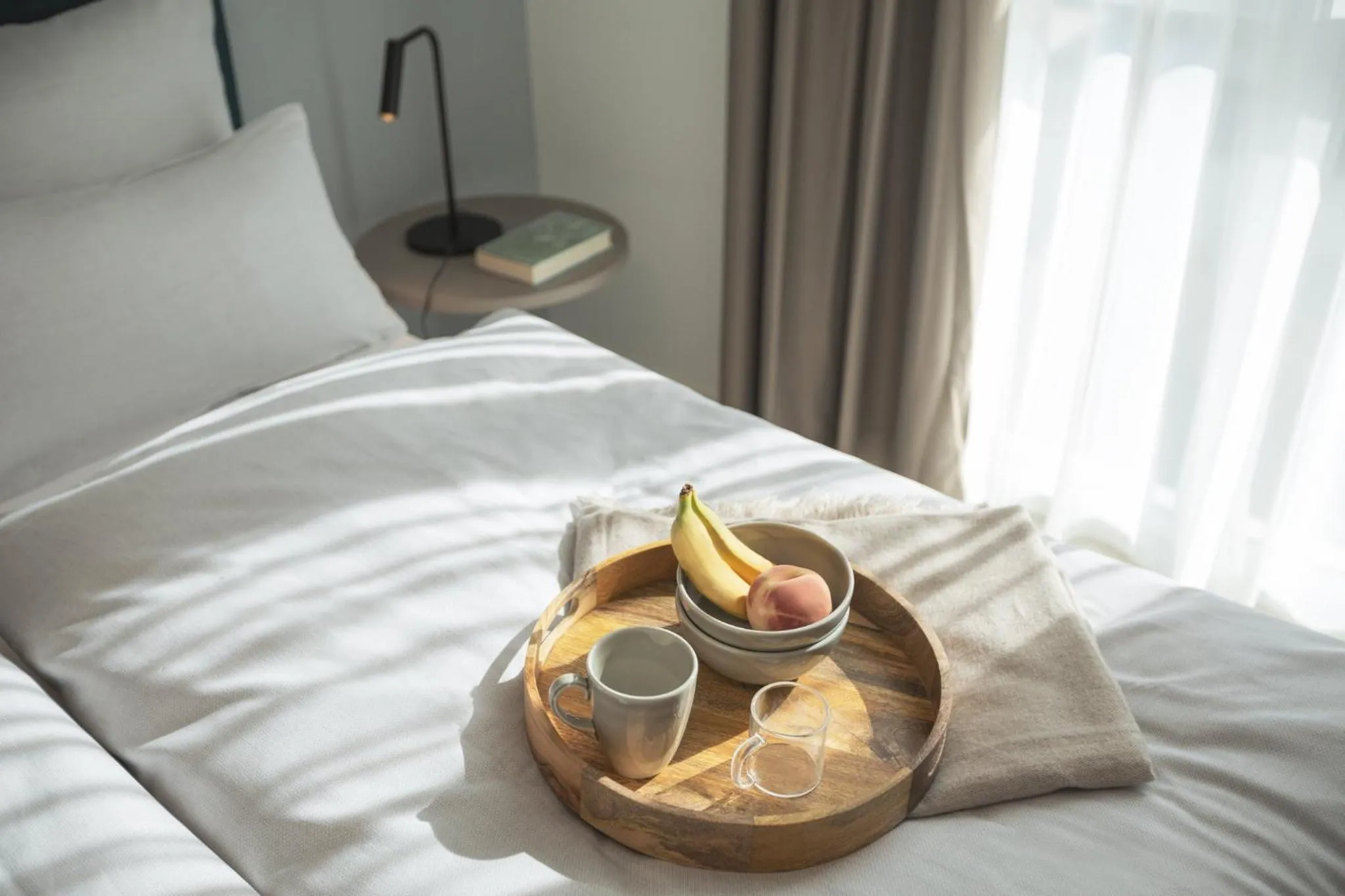 Photo of the whole room, Bed in acora Heidelberg