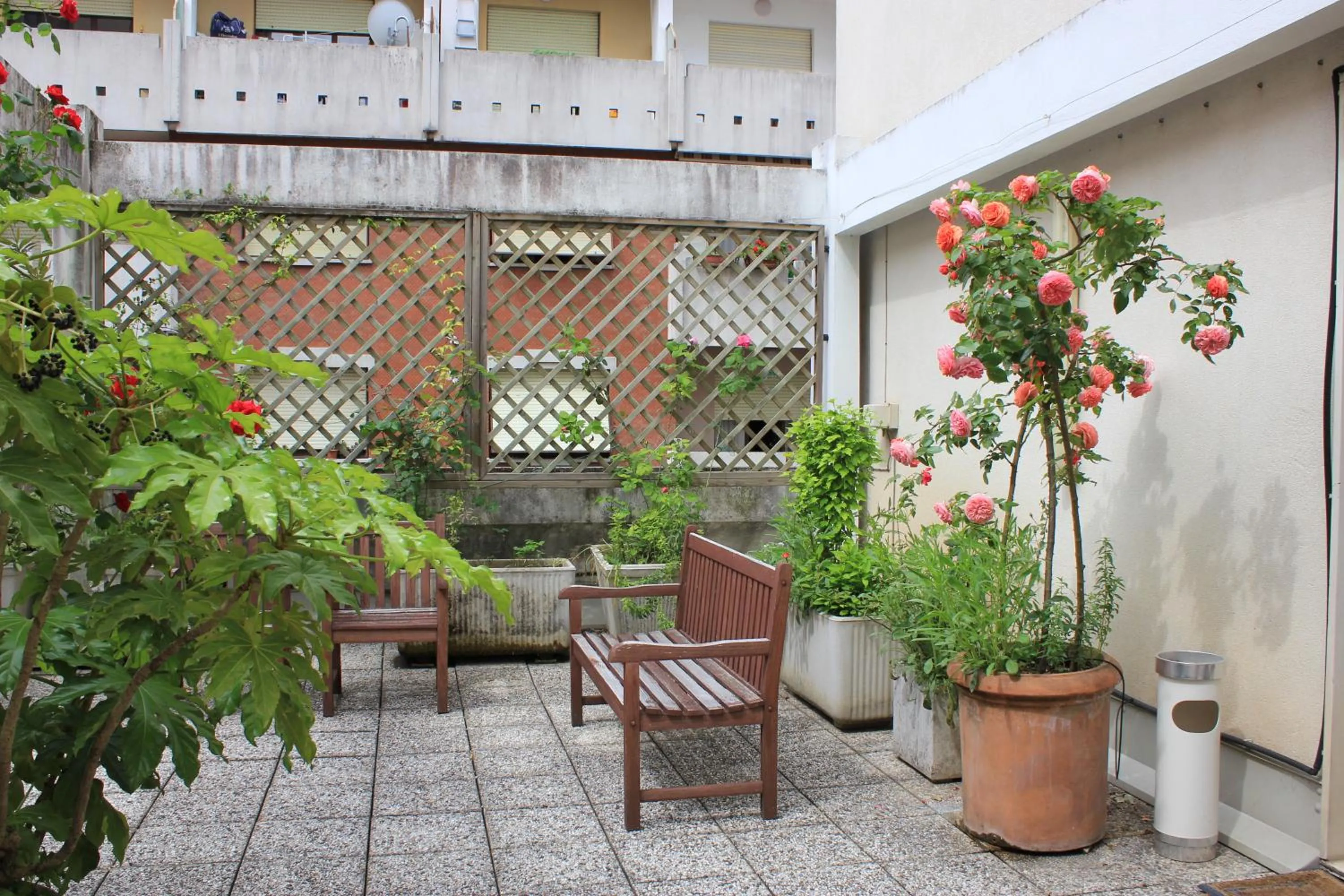 Patio in Albergo Residence Italia Vintage Hotel