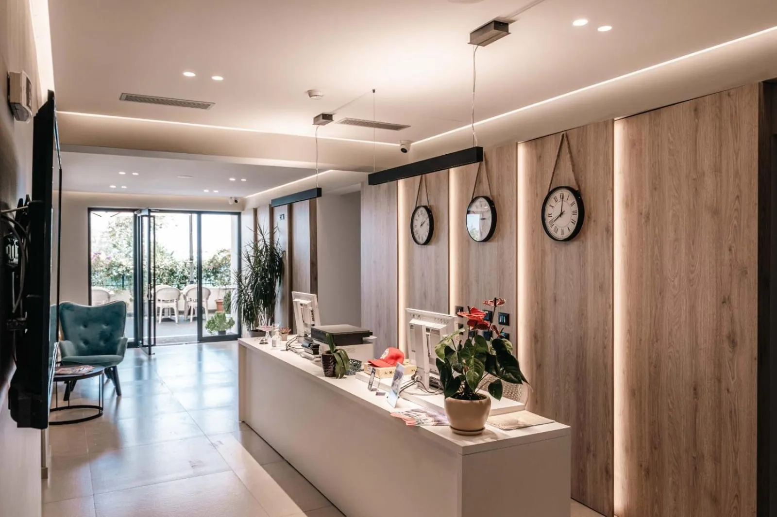 Lobby or reception in Hotel Portanova