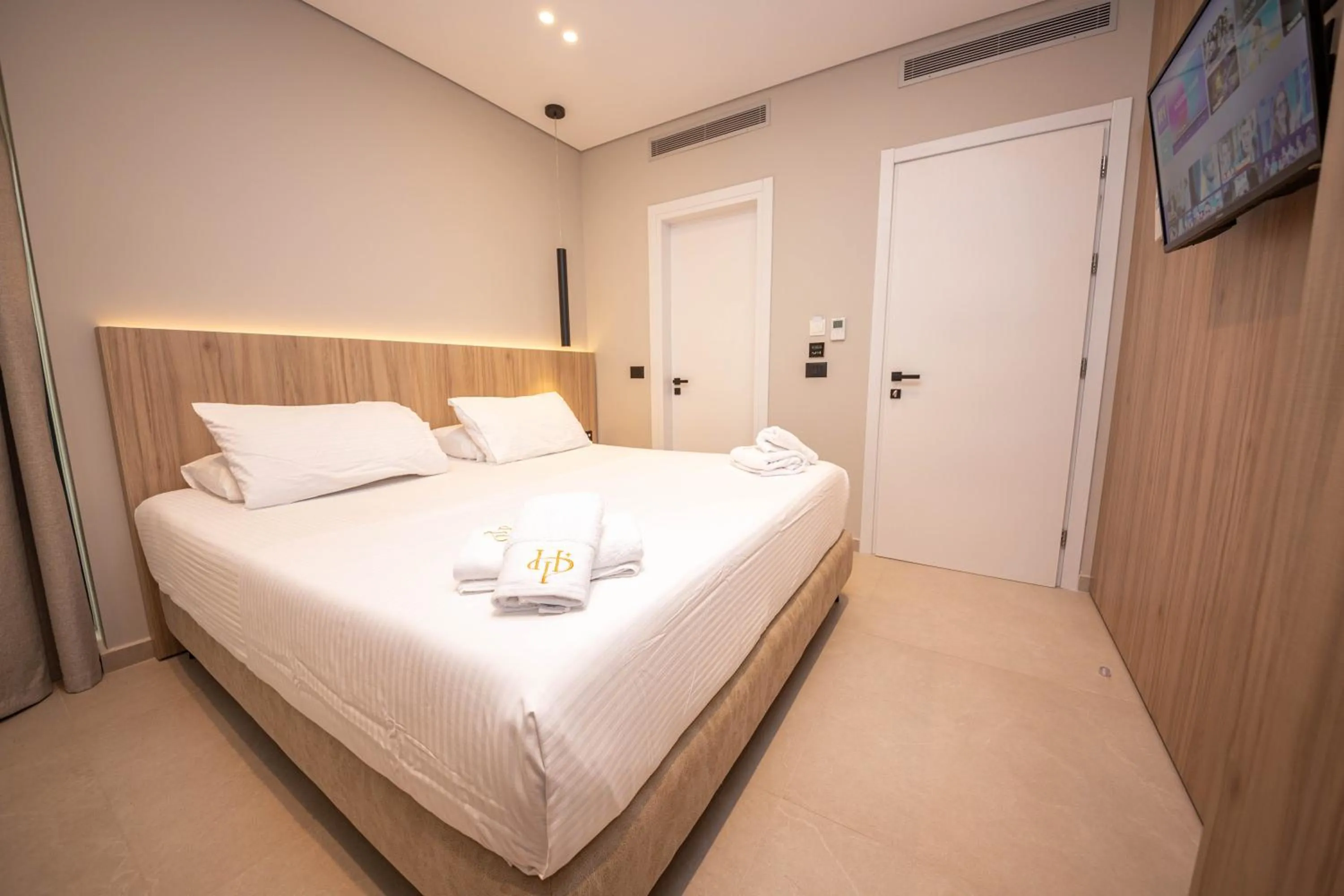 Bedroom, Bed in Hotel Portanova