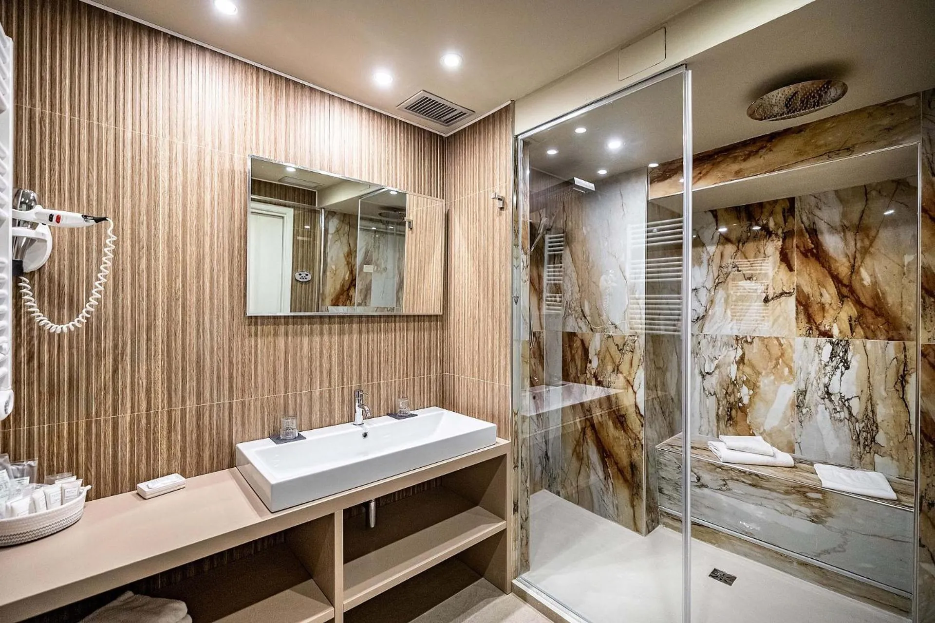 Shower in Hotel La Scaletta al Ponte Vecchio