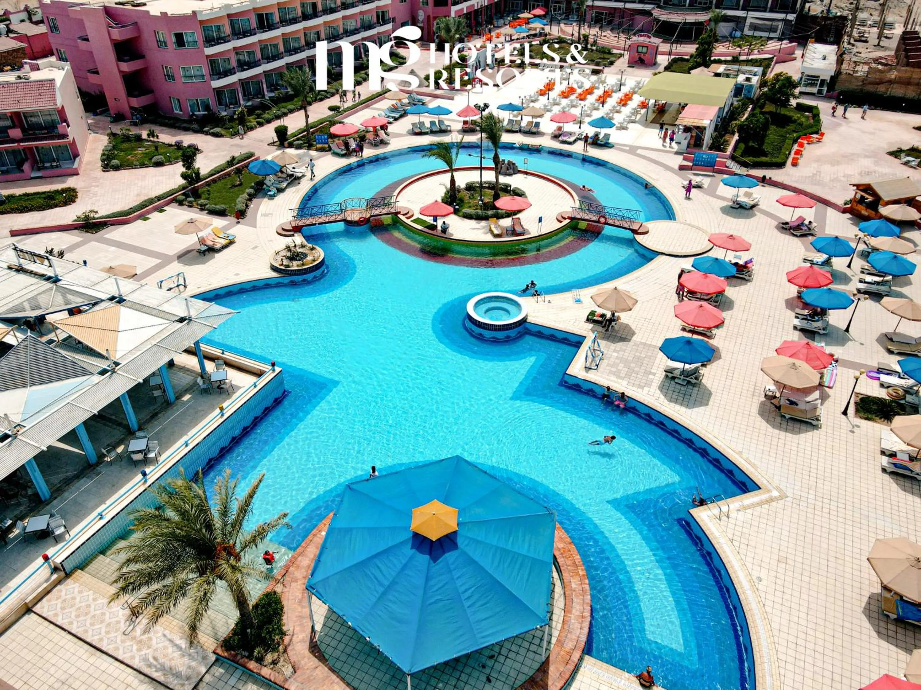 Pool view in MG Alexander The Great Hotel