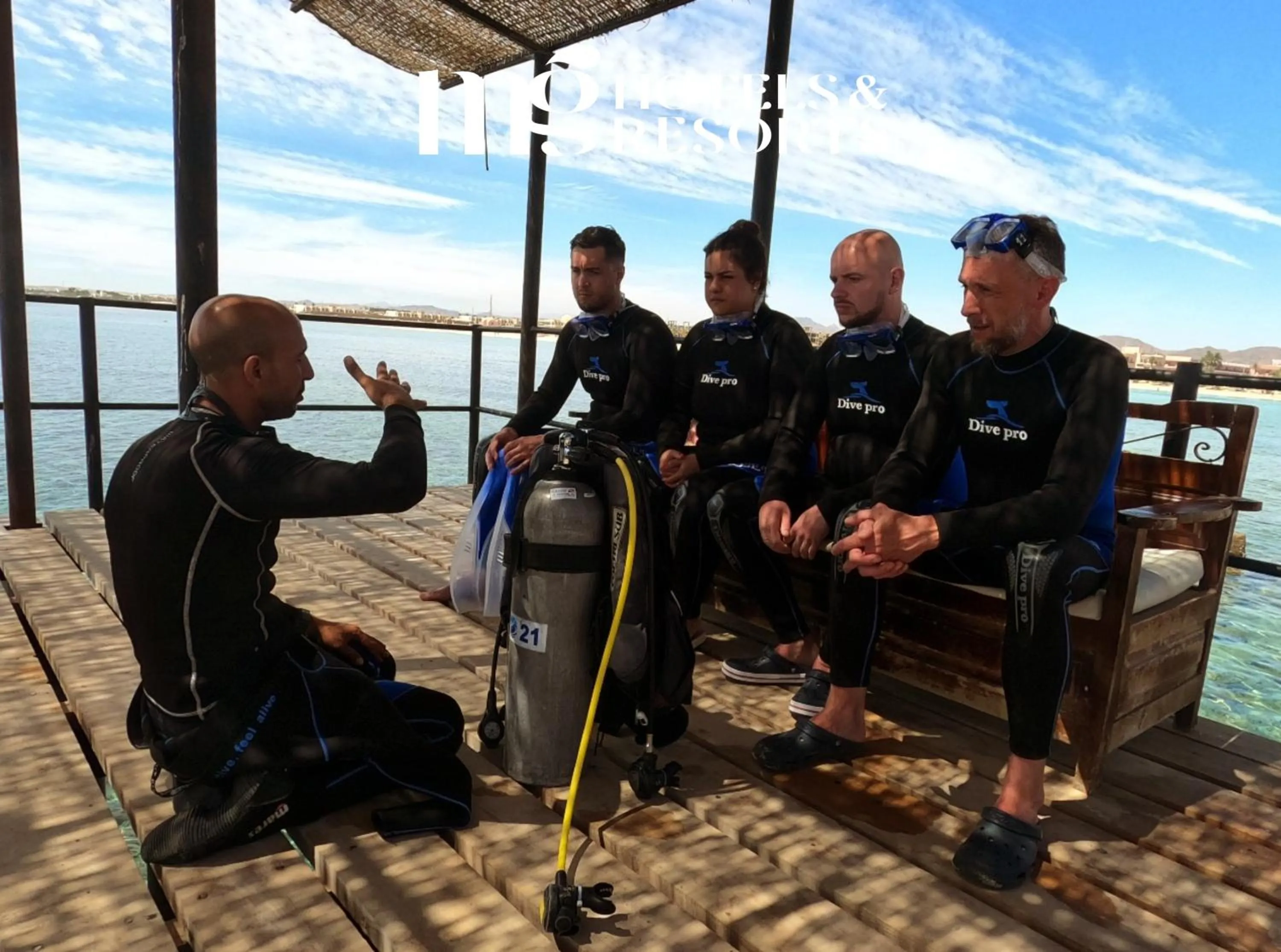 Diving in MG Alexander The Great Hotel